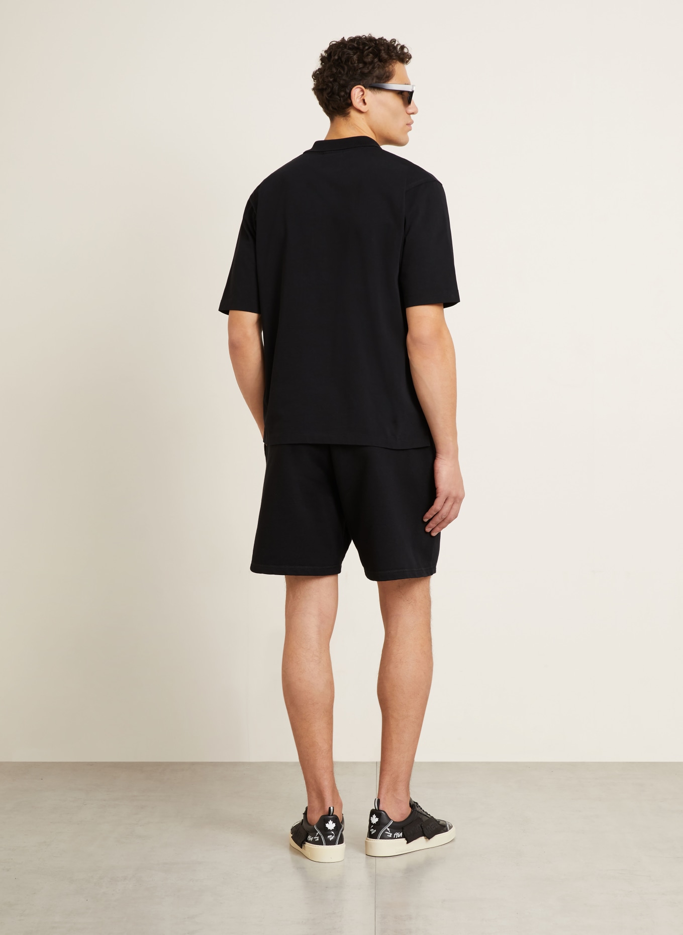 DSQUARED2 Jersey-Poloshirt: SCHWARZ