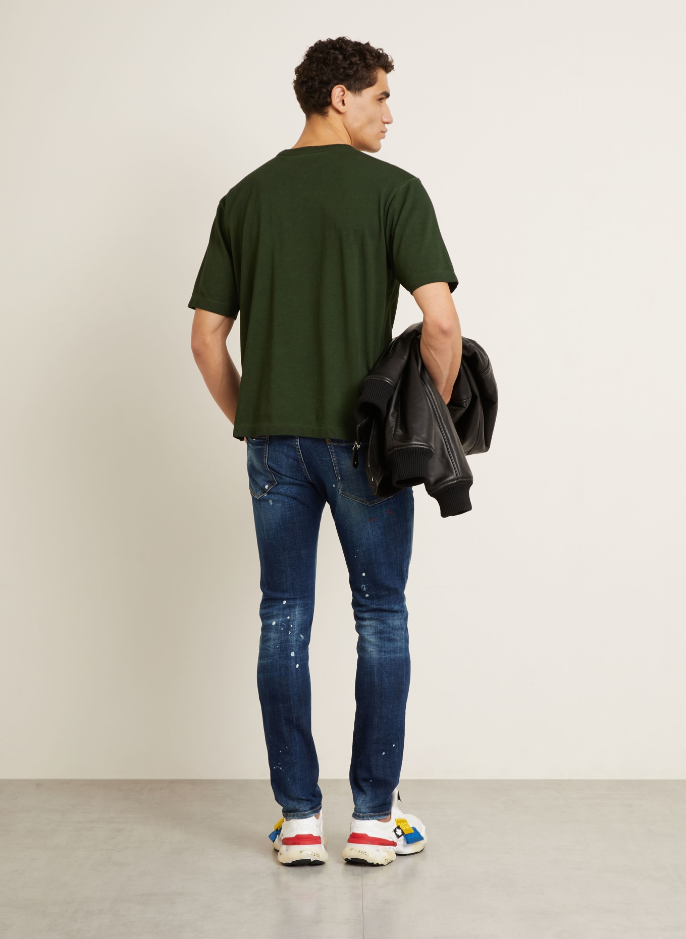 DSQUARED2 koszulka: CIEMNOZIELONY