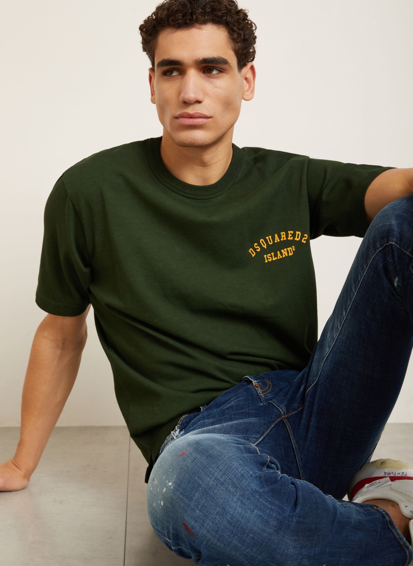 DSQUARED2 koszulka: CIEMNOZIELONY