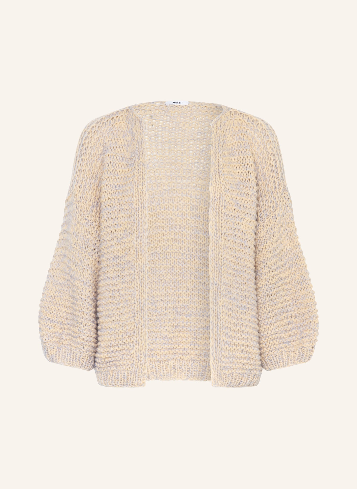 MAIAMI Strickhülle mit Alpaka: BEIGE