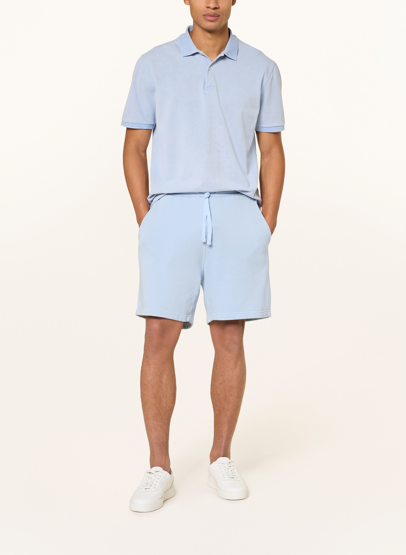 Juvia RIKO sweat shorts: LIGHT BLUE