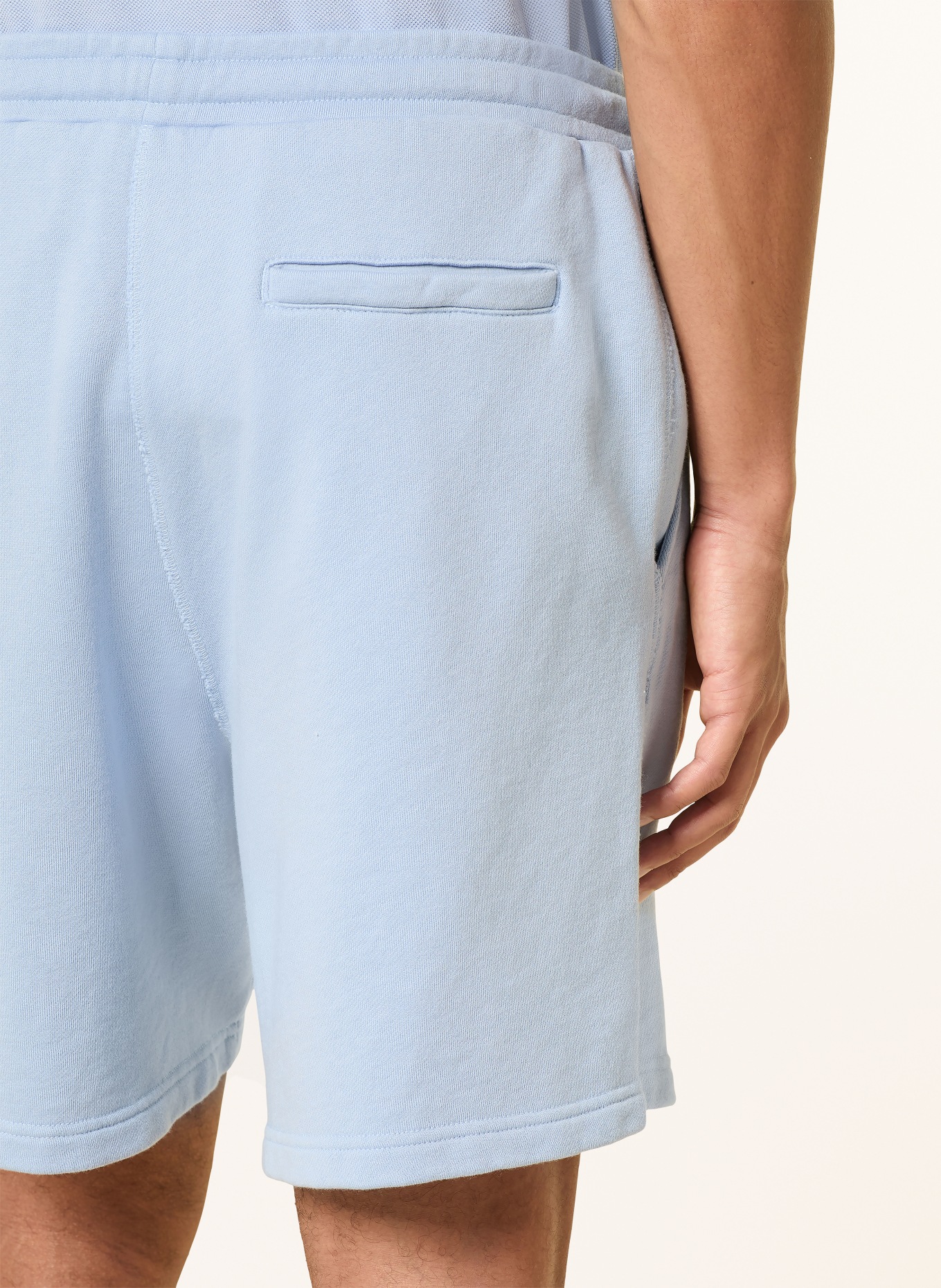 Juvia RIKO sweat shorts: LIGHT BLUE