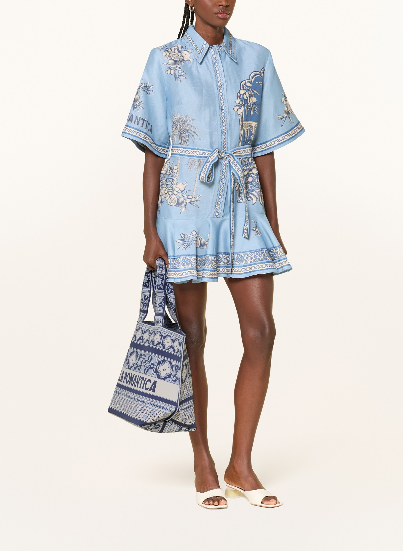 ALÉMAIS Shopper: BLAU / HELLBLAU / WEISS