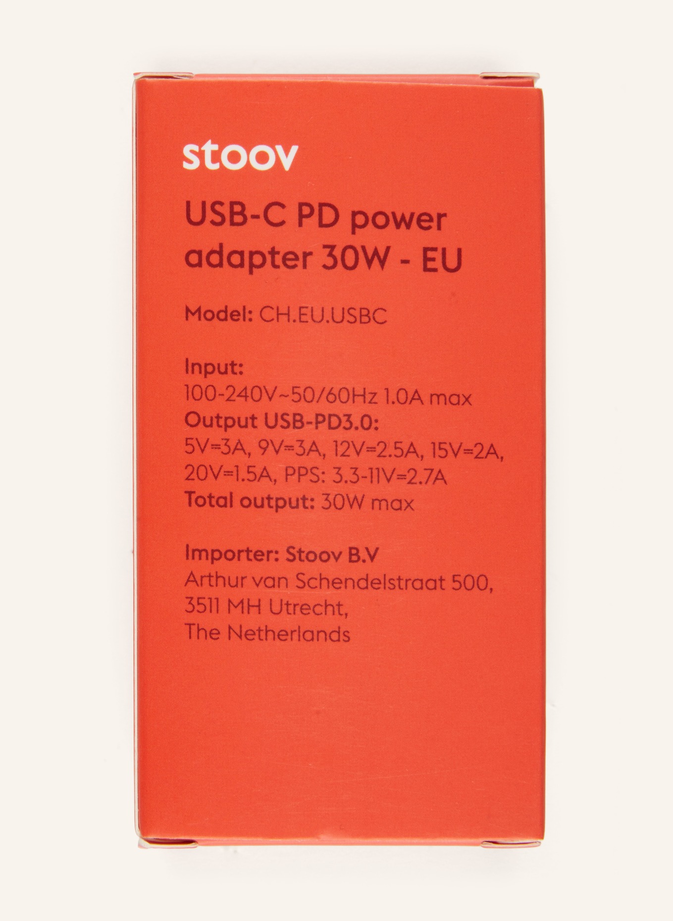 stoov USB-Ladegerät: DUNKELROT