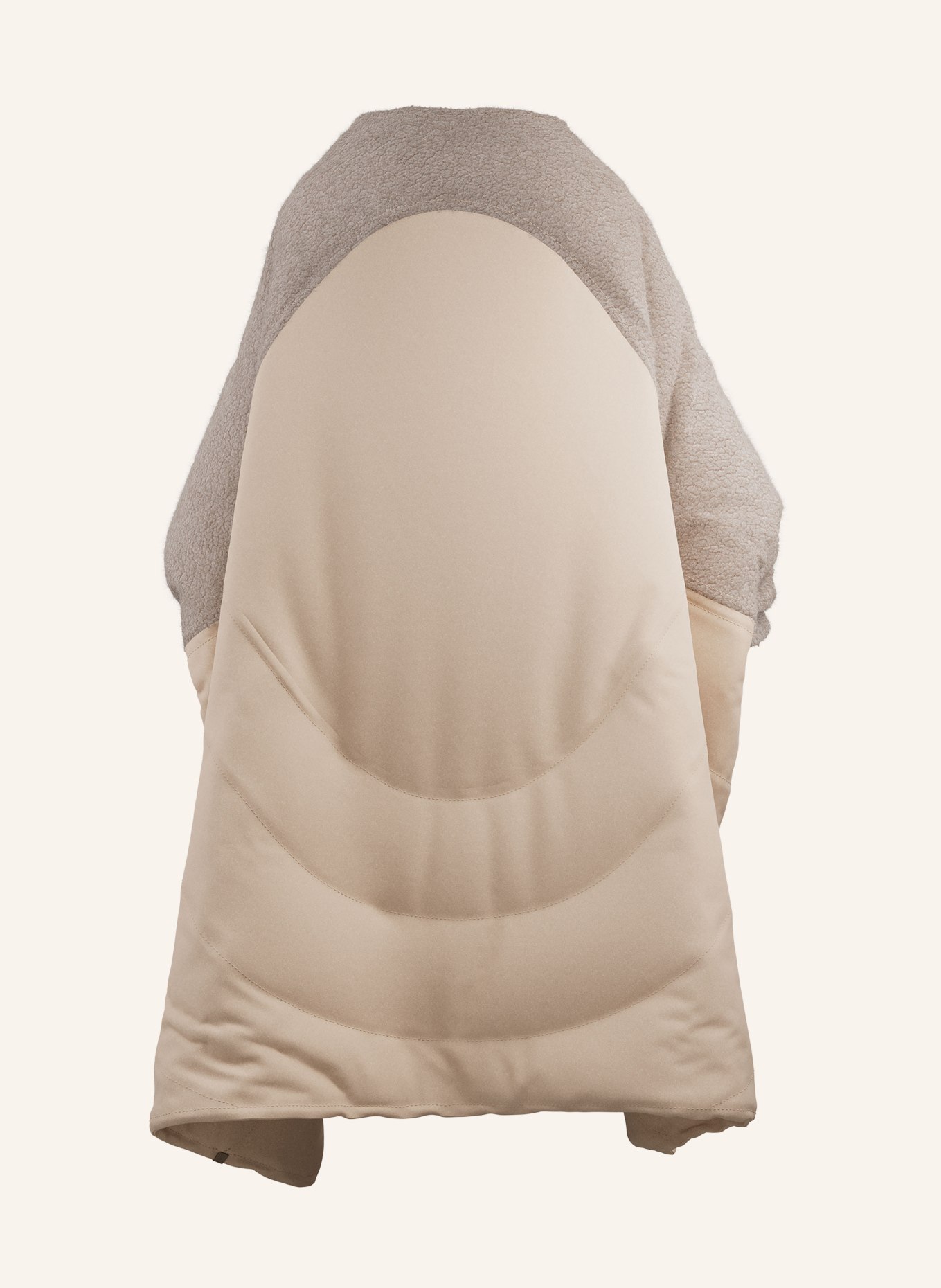 stoov Vyhřívaná deka HUGE HUG S3: BÉŽOVÁ / ČERNOŠEDÁ