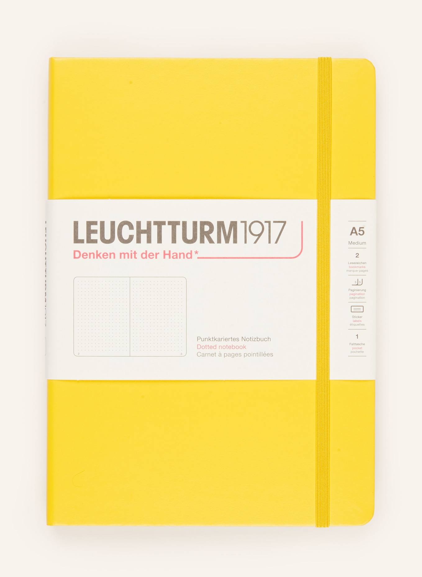 LEUCHTTURM Notizbuch: GELB