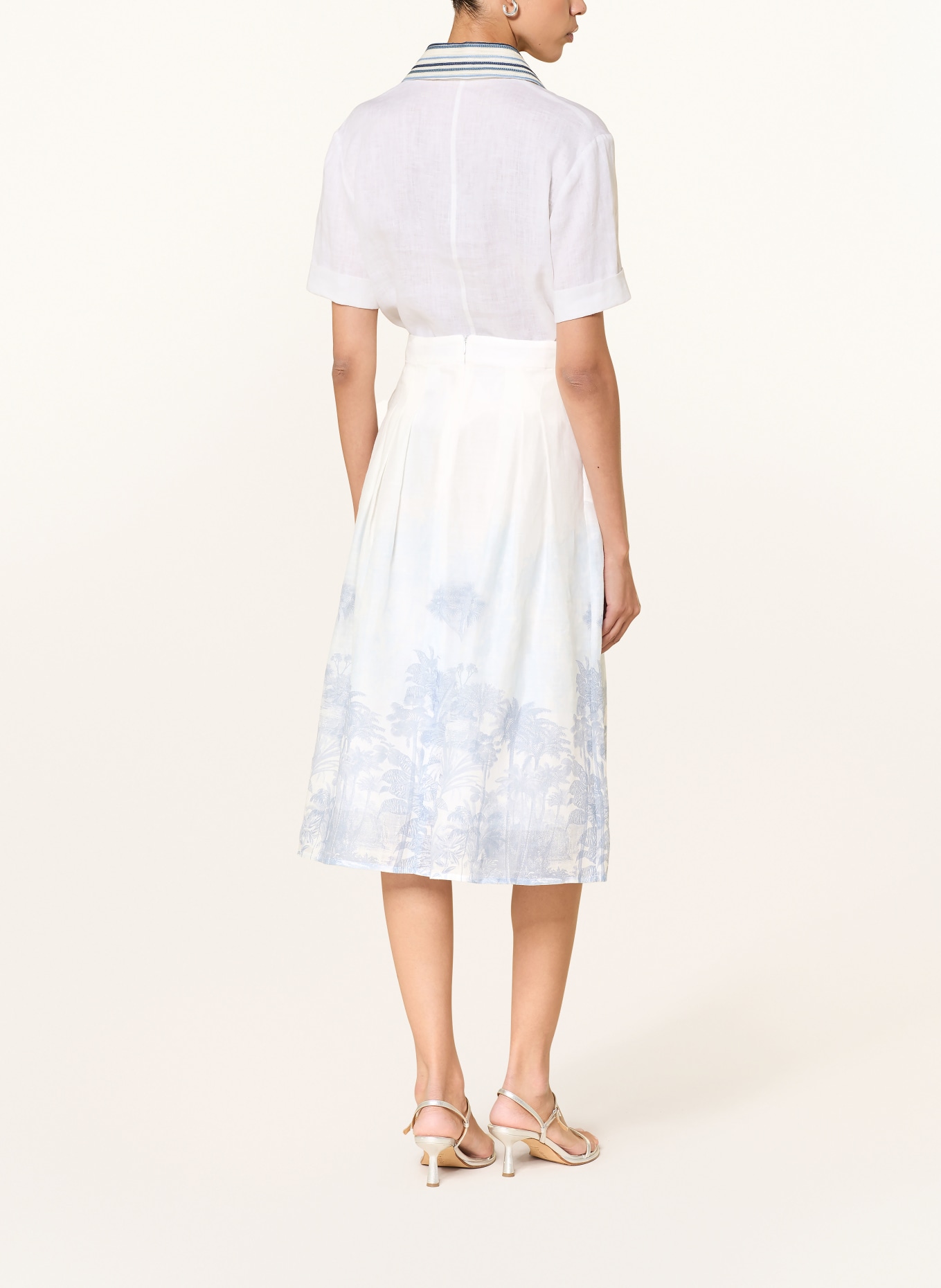 van Laack Rock VL-RELLA-PXROCK: WEISS / HELLBLAU / BLAU