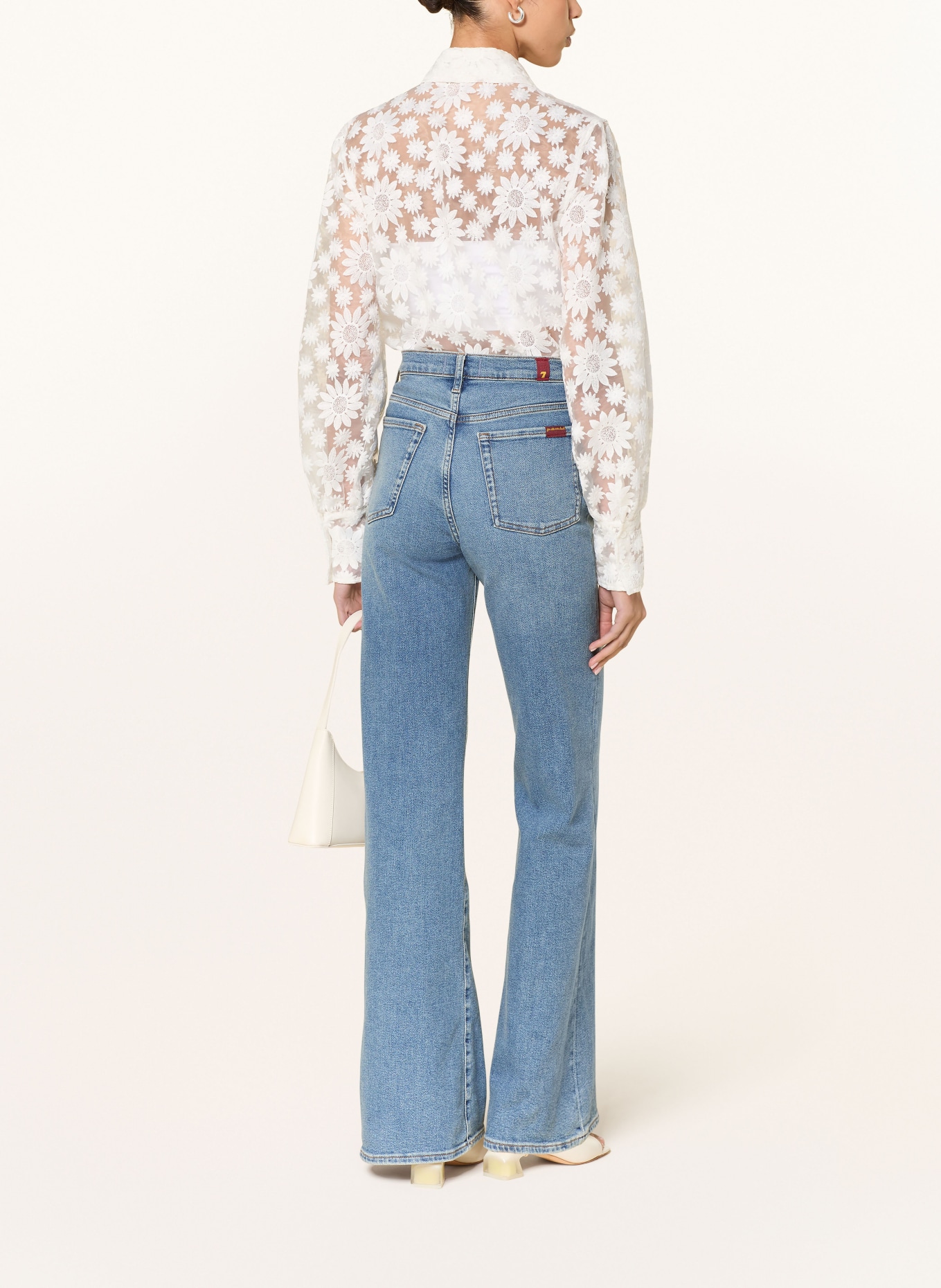 van Laack Košile VL CELLINA-XX z krajky: BÍLÁ