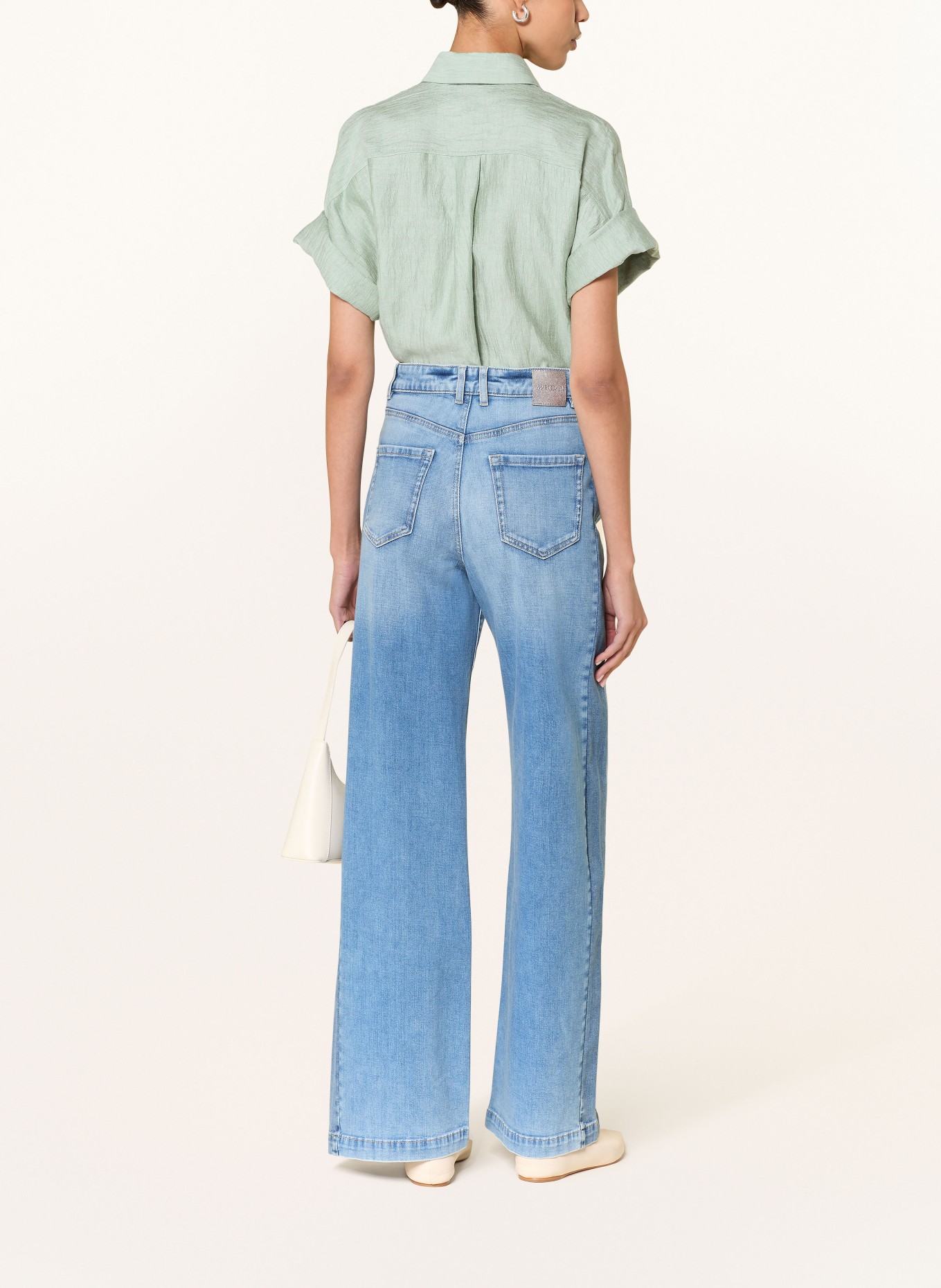 van Laack Hemdbluse VL-PORCIA-KN aus Leinen: MINT