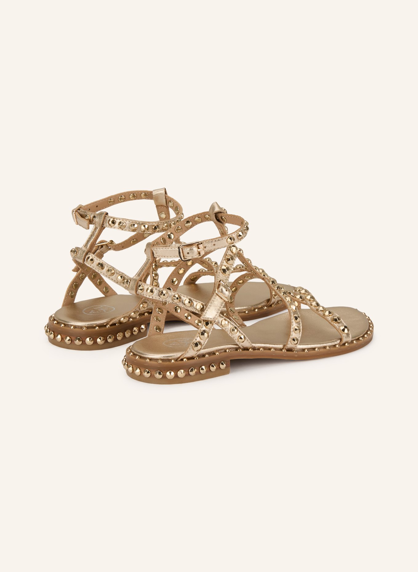 ash Sandalen PRECIOUS mit Nieten: ROSÉGOLD
