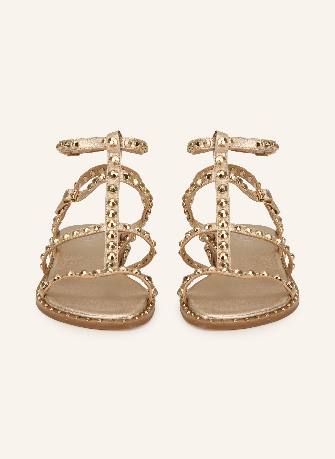 ash Sandalen PRECIOUS mit Nieten: ROSÉGOLD