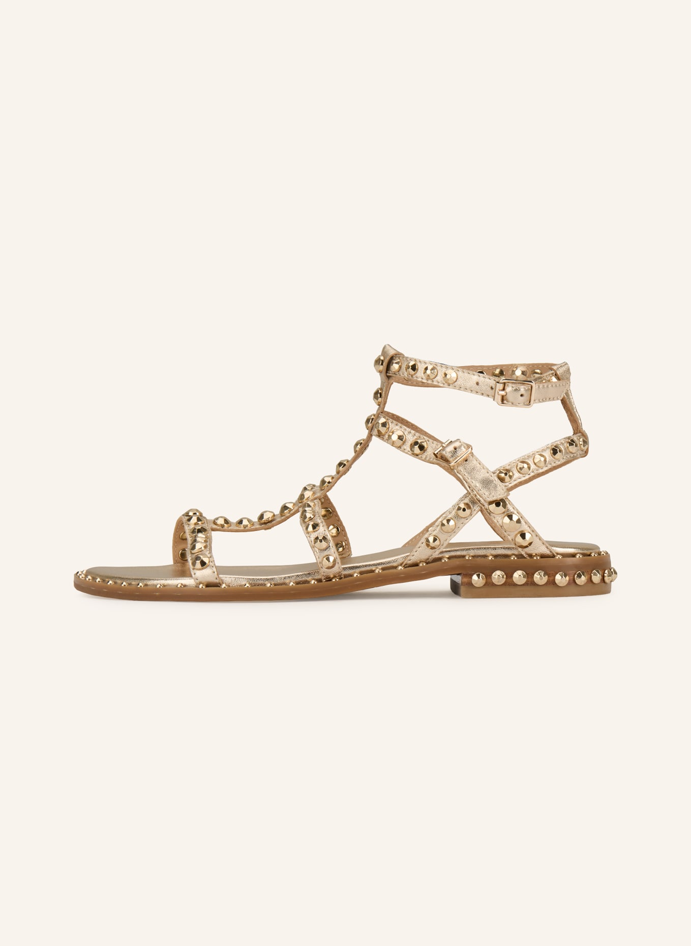 ash Sandalen PRECIOUS mit Nieten: ROSÉGOLD