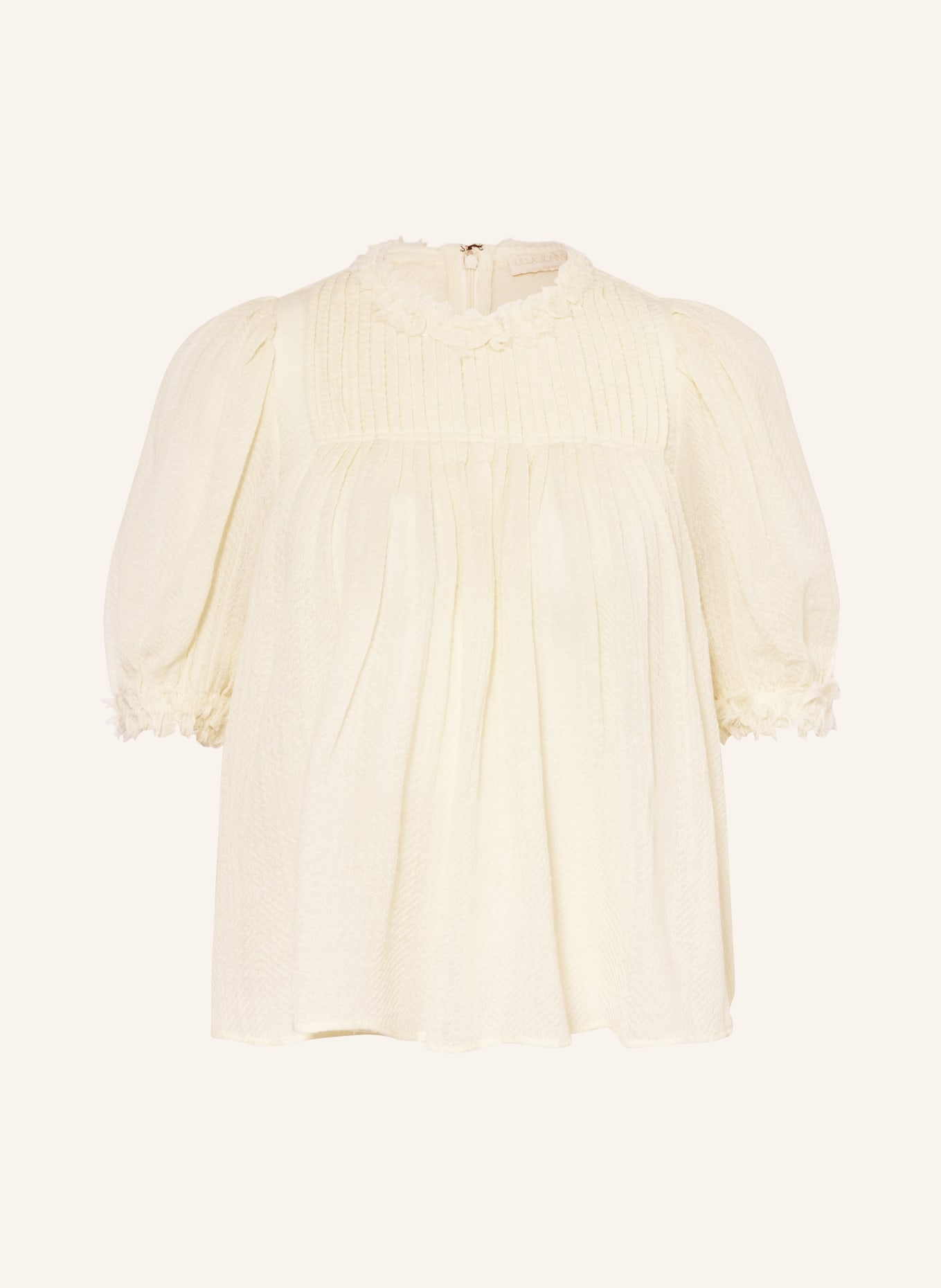 ULLA JOHNSON Blusenshirt KARLYN: ECRU