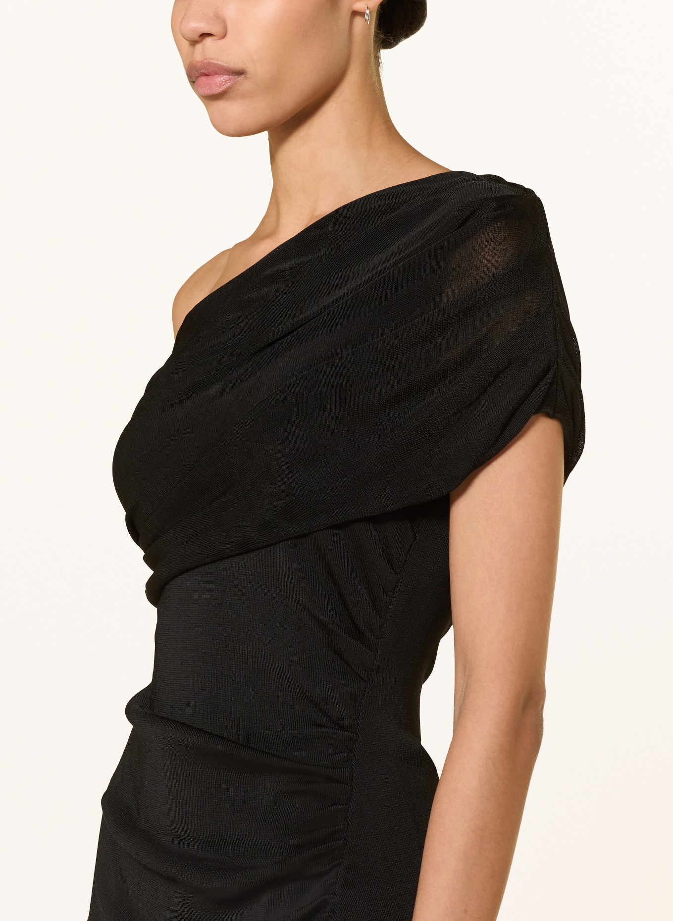 self-portrait Strickkleid: SCHWARZ