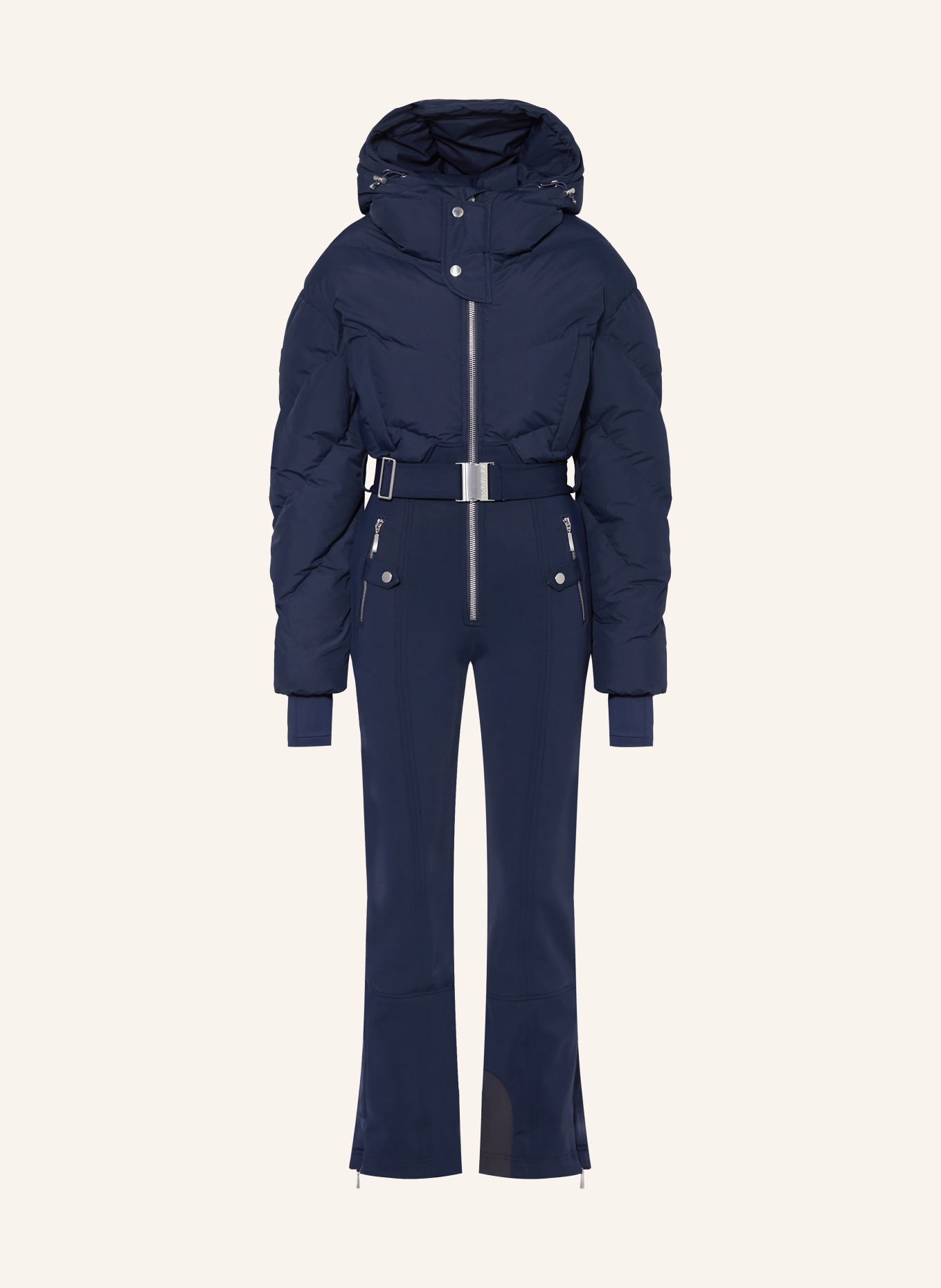 CORDOVA Daunen-Ski-Overall AJAX: DUNKELBLAU