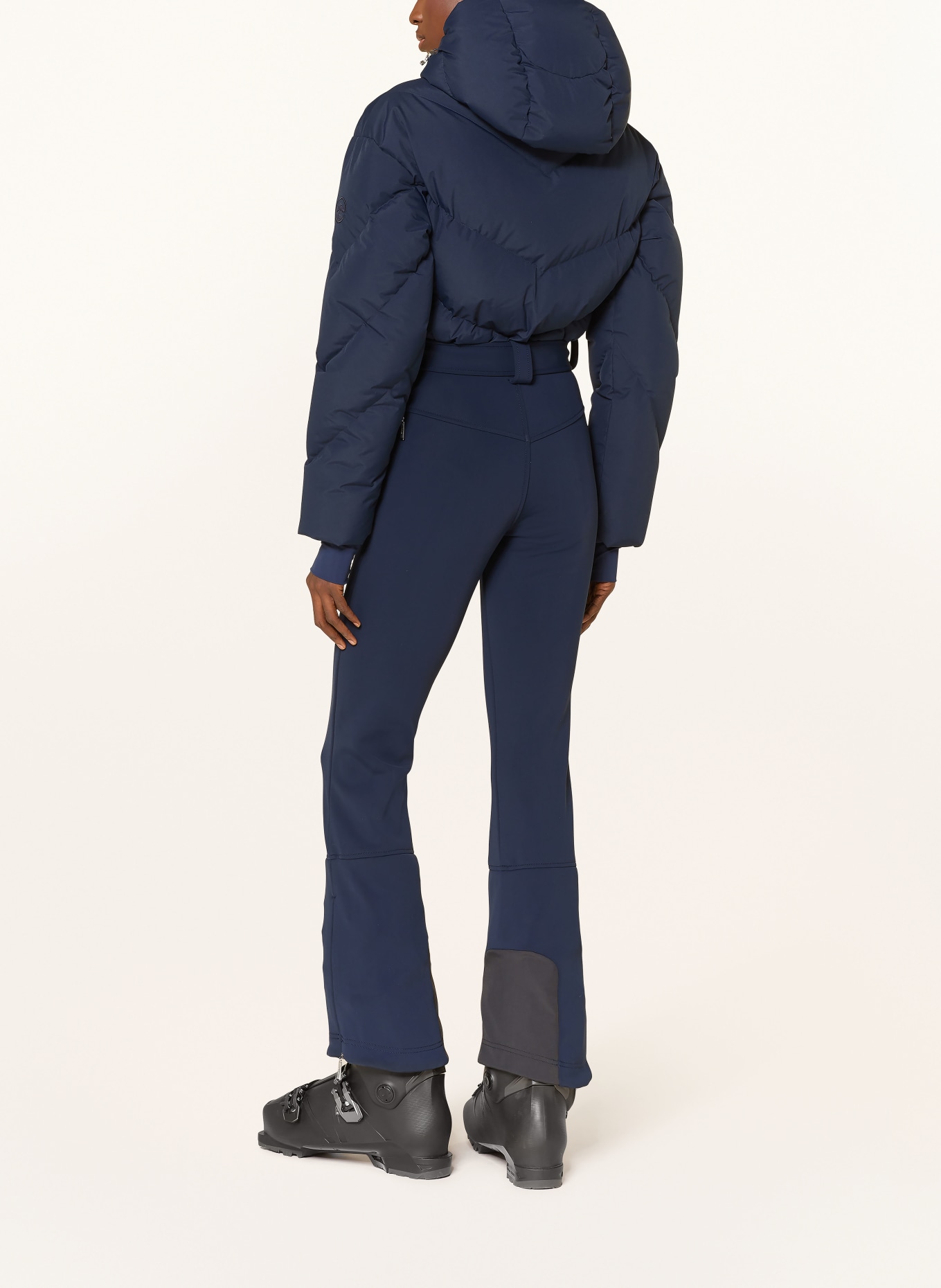 CORDOVA Daunen-Ski-Overall AJAX: DUNKELBLAU