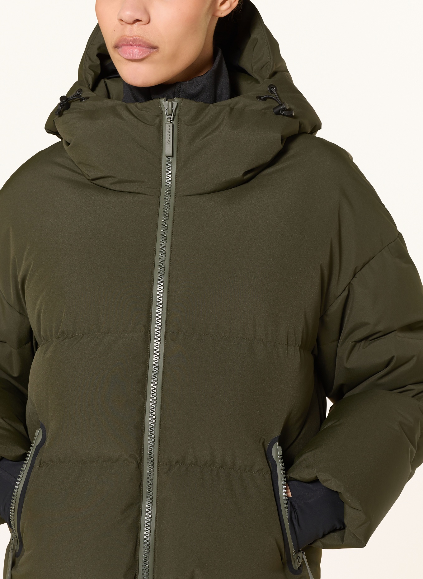 CORDOVA Daunen-Skijacke MERIBEL: DUNKELGRÜN