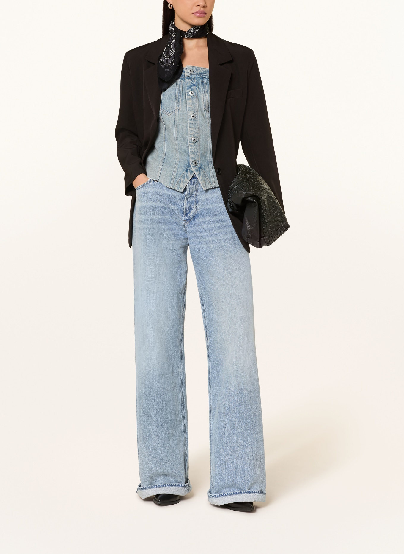 G-Star Wide Leg Jeans ROXX: G339 sun faded cloudburst