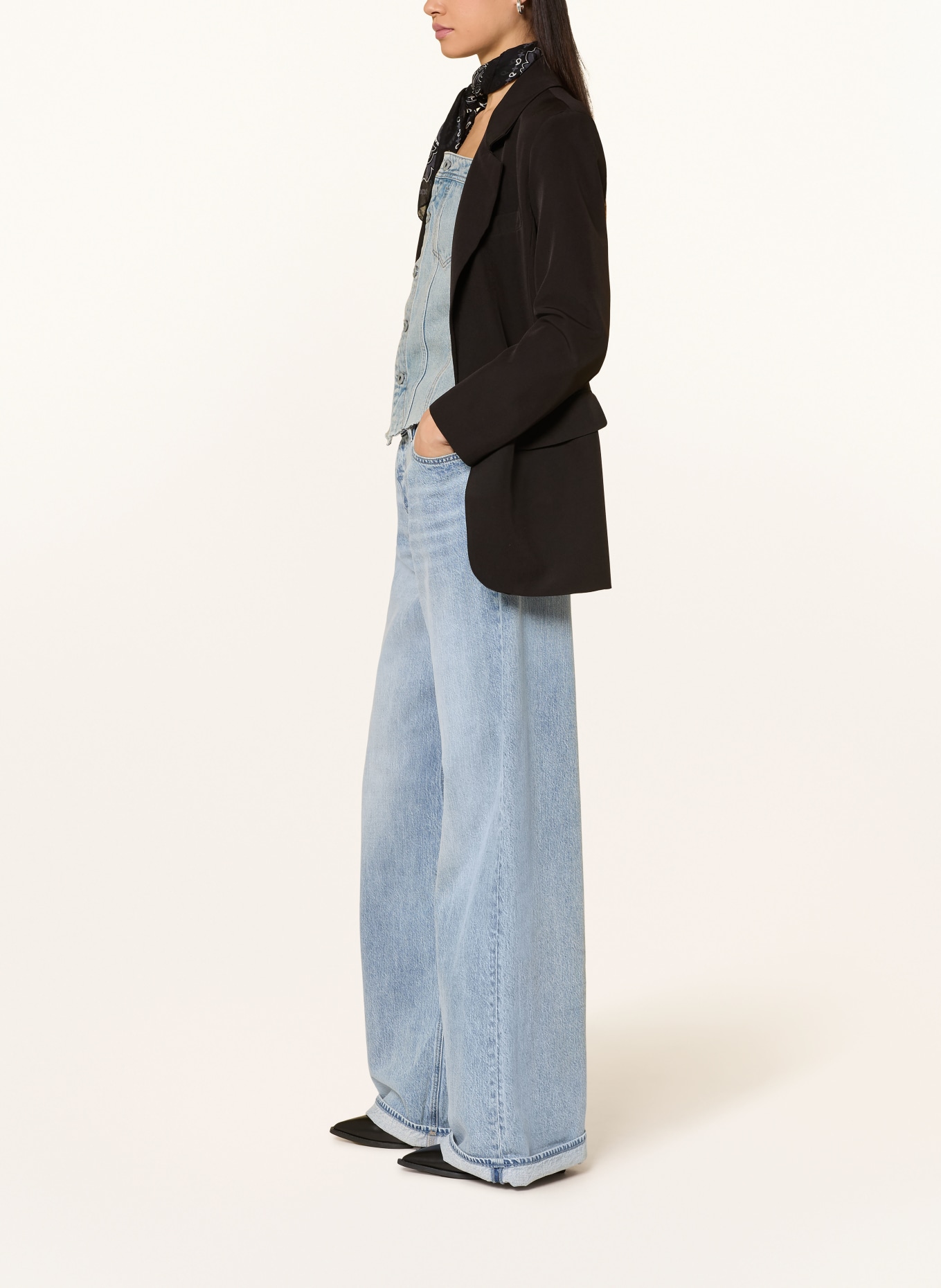 G-Star Wide Leg Jeans ROXX: G339 sun faded cloudburst