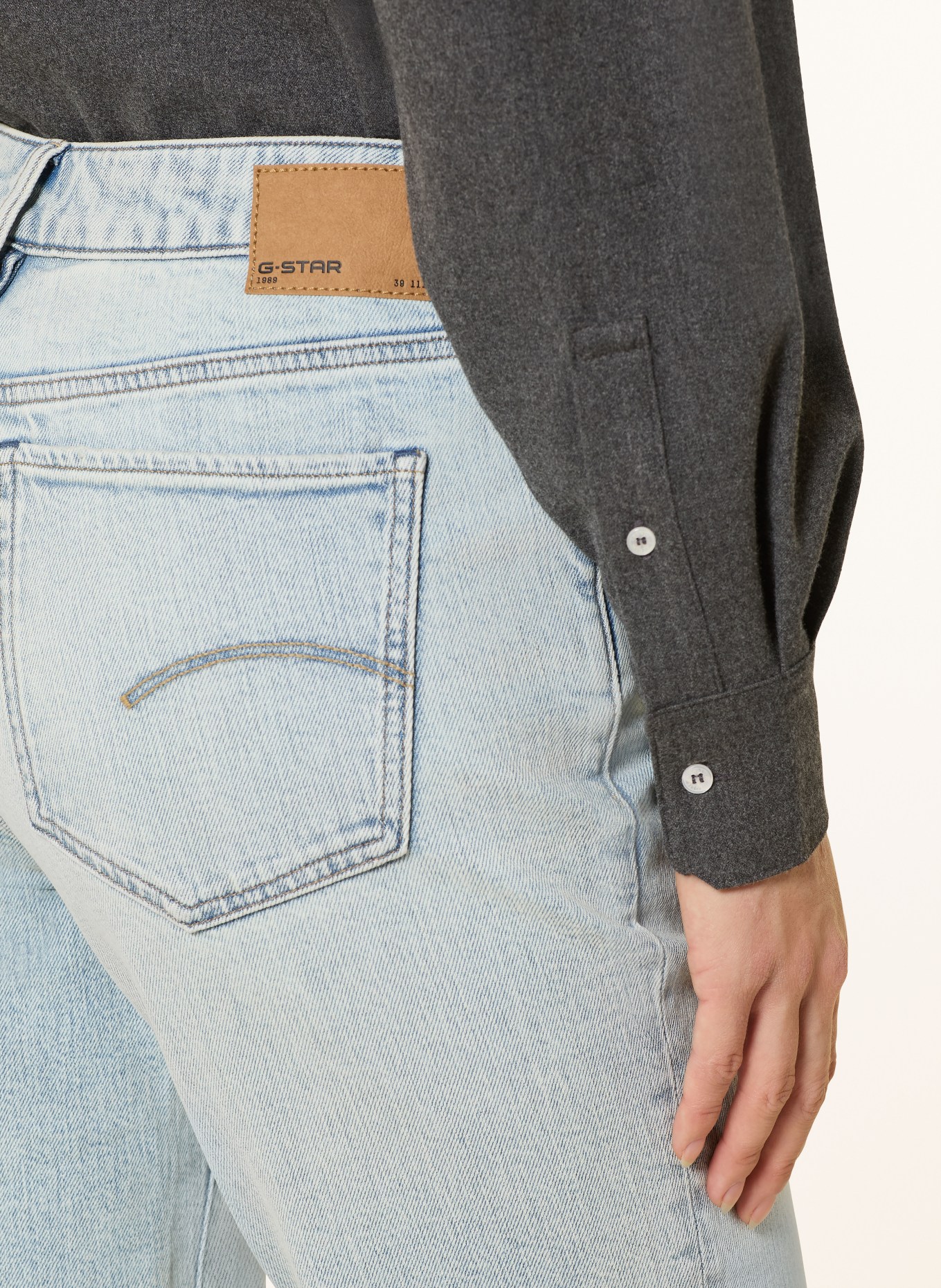 G-Star Straight Jeans: H918 sun faded blue galena