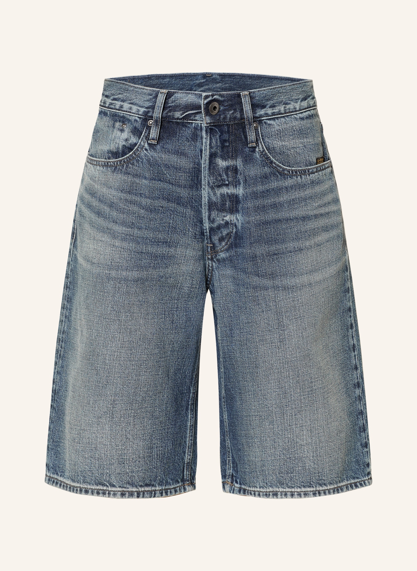 G-Star denim shorts: H949 antique faded blue galena