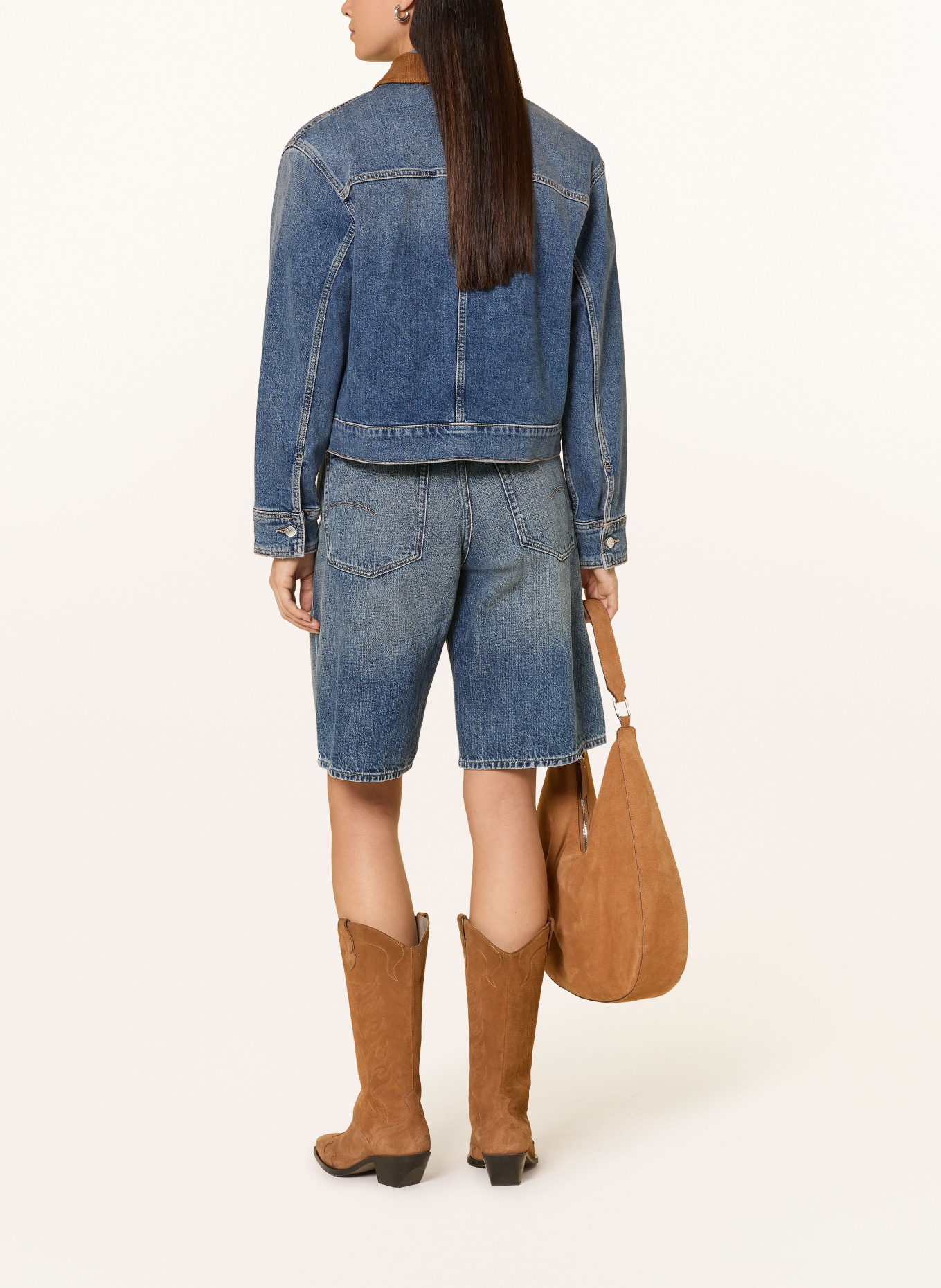 G-Star denim shorts: H949 antique faded blue galena