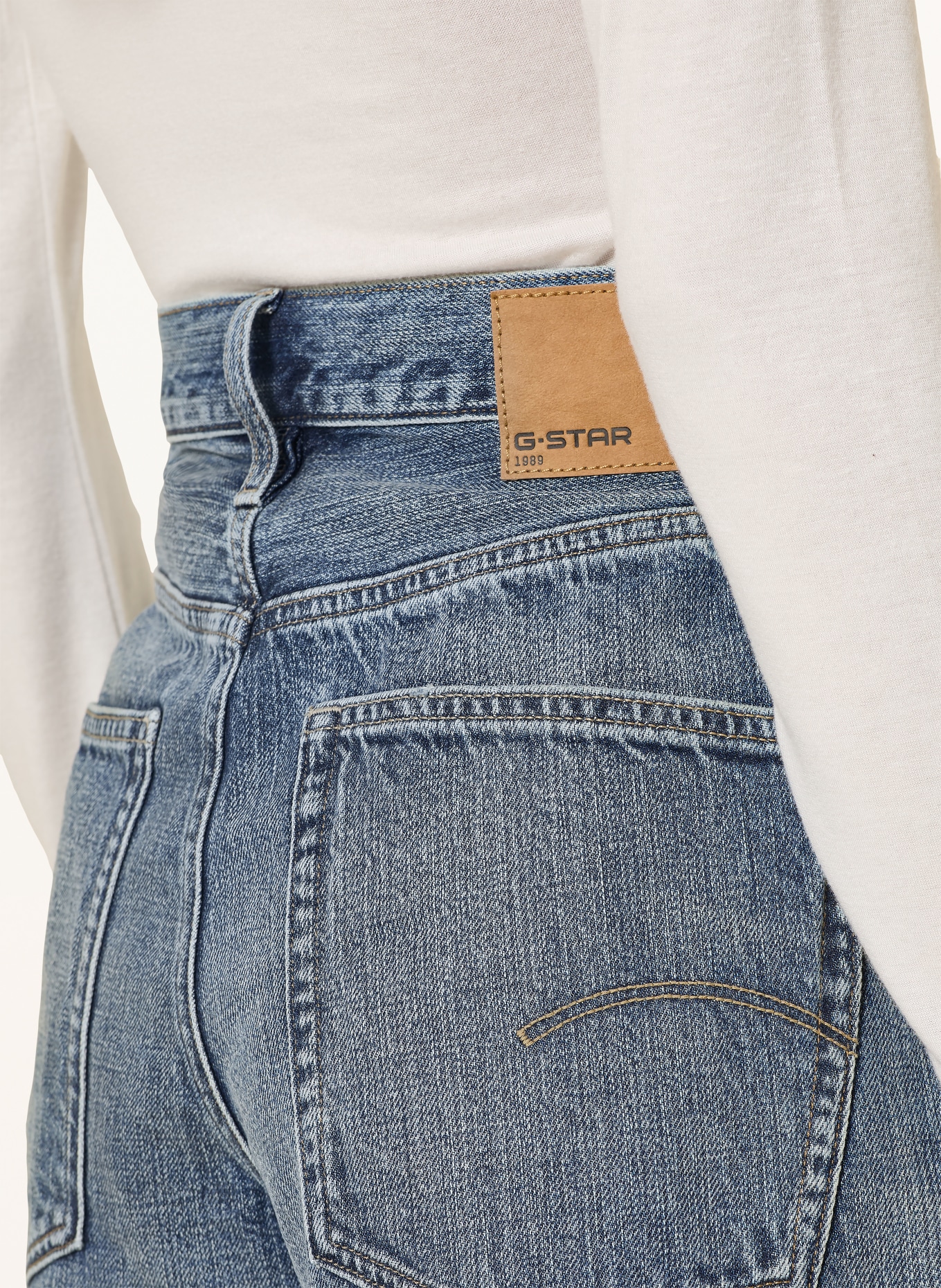 G-Star denim shorts: H949 antique faded blue galena