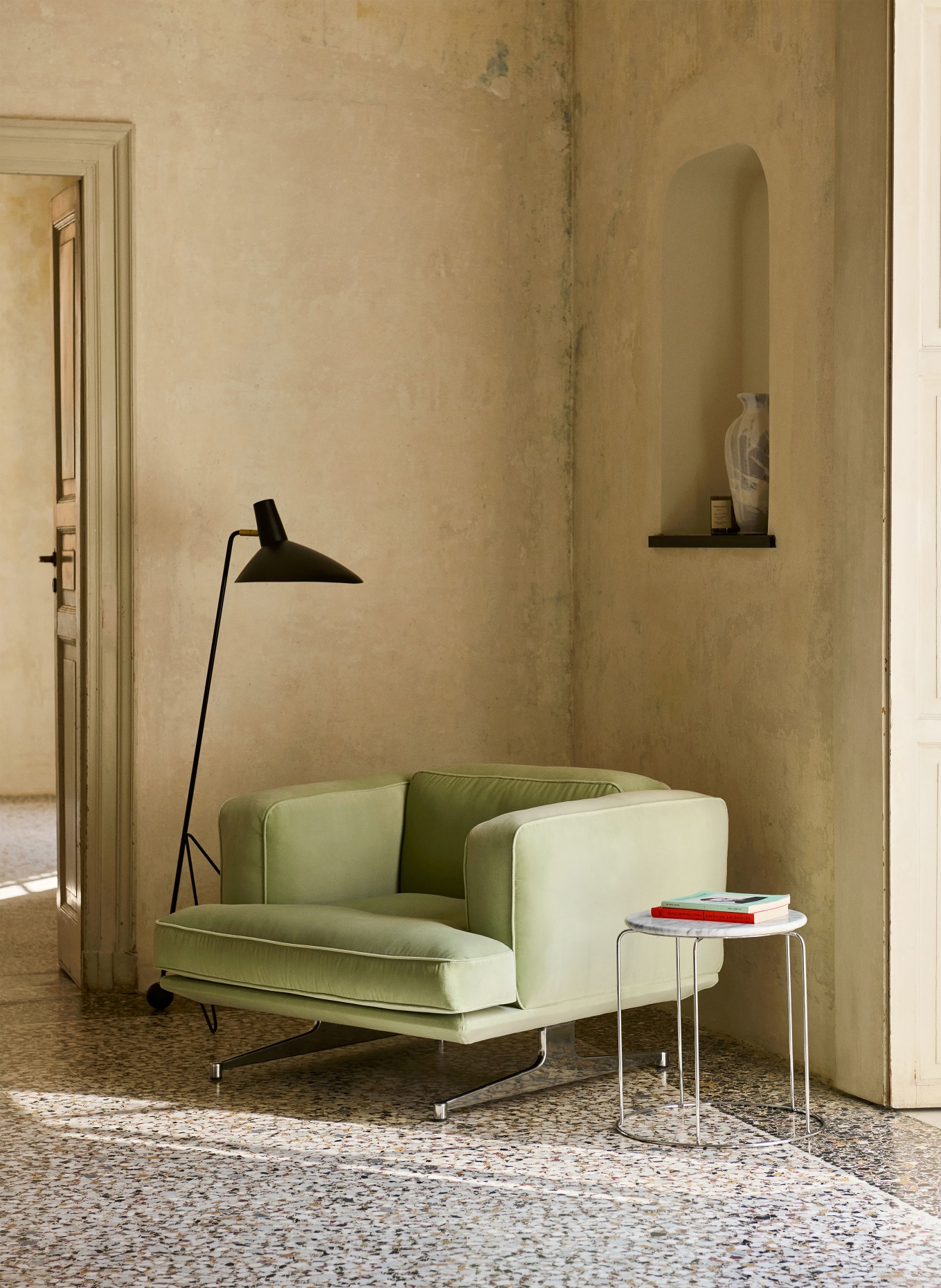 &Tradition Tischplatte WIRE VP11: WEISS / DUNKELGRAU / SCHWARZ