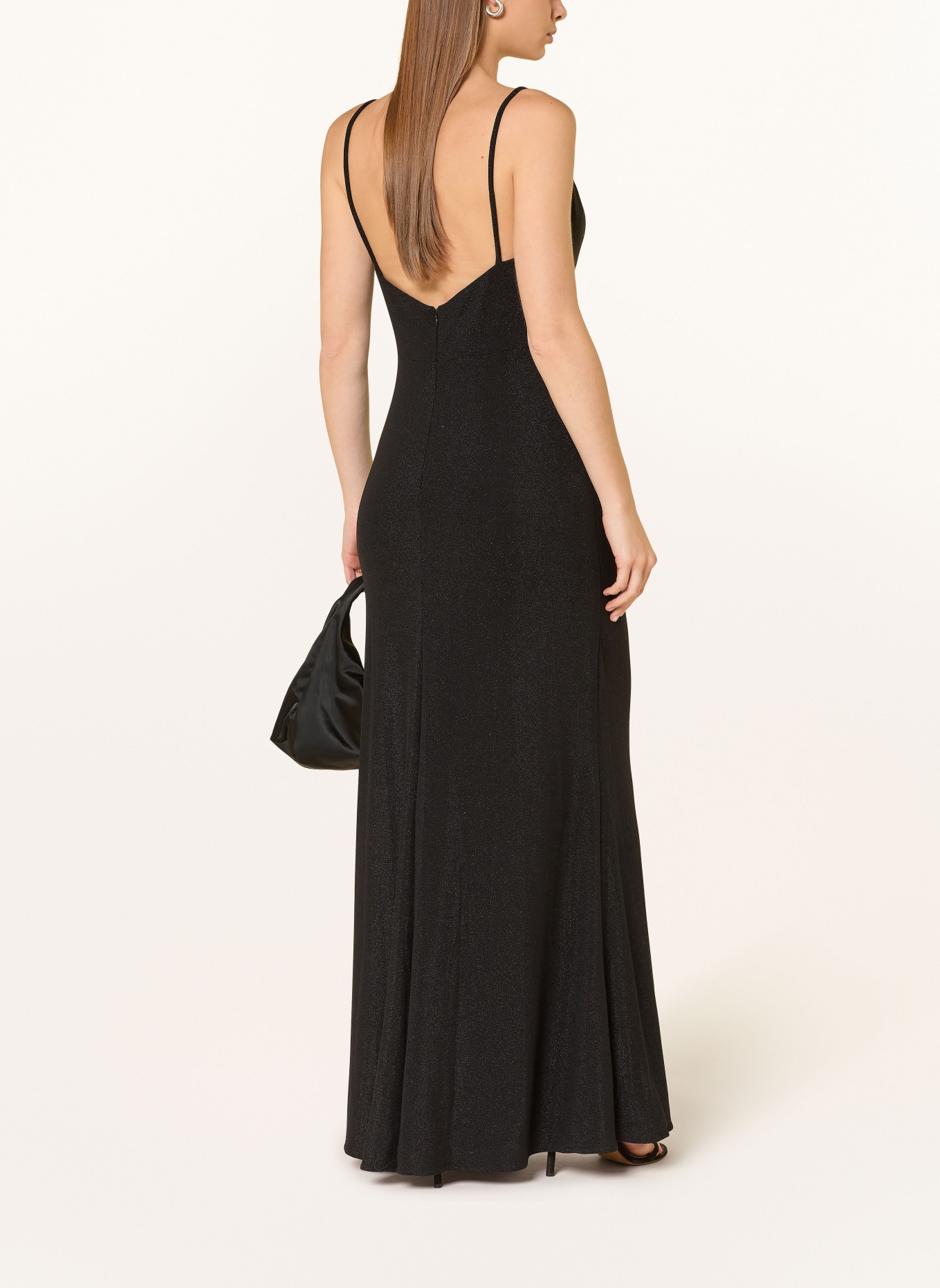 Hey Kyla Abendkleid mit Glitzergarn: SCHWARZ