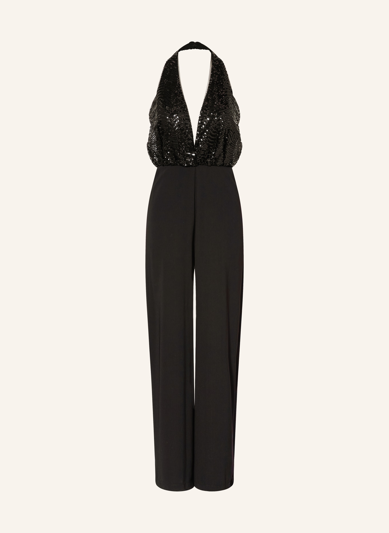 Hey Kyla Jumpsuit mit Pailletten: SCHWARZ