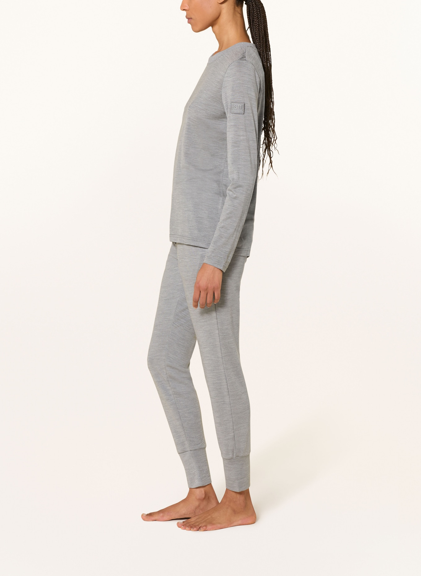 super.natural Sweatpants BIO mit Merinowolle: GRAU