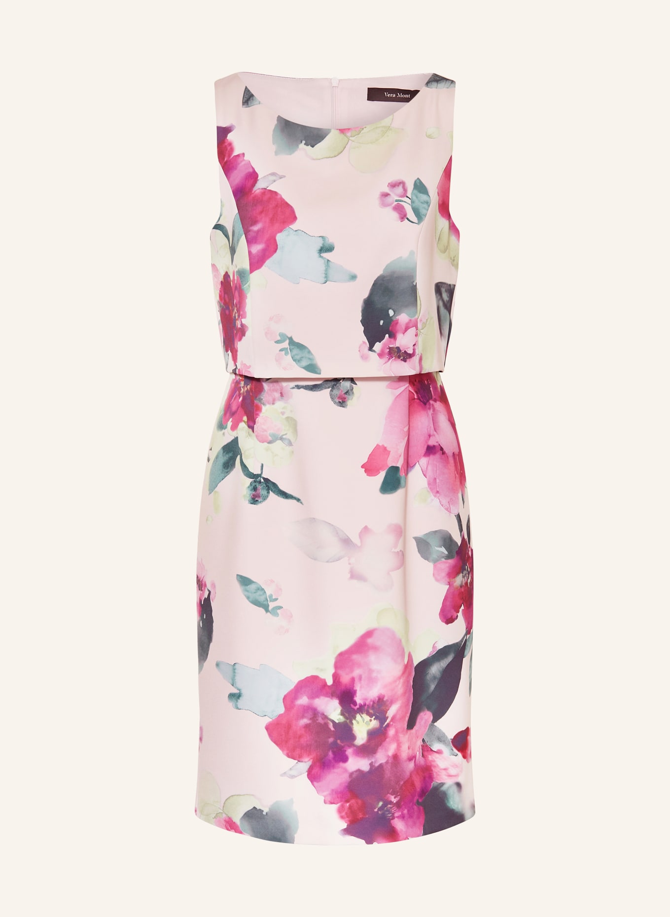 Vera Mont robe fourreau: ROSE CLAIR / ROSE FUCHSIA / VERT