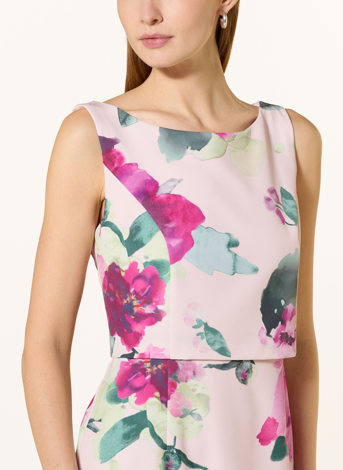 Vera Mont robe fourreau: ROSE CLAIR / ROSE FUCHSIA / VERT