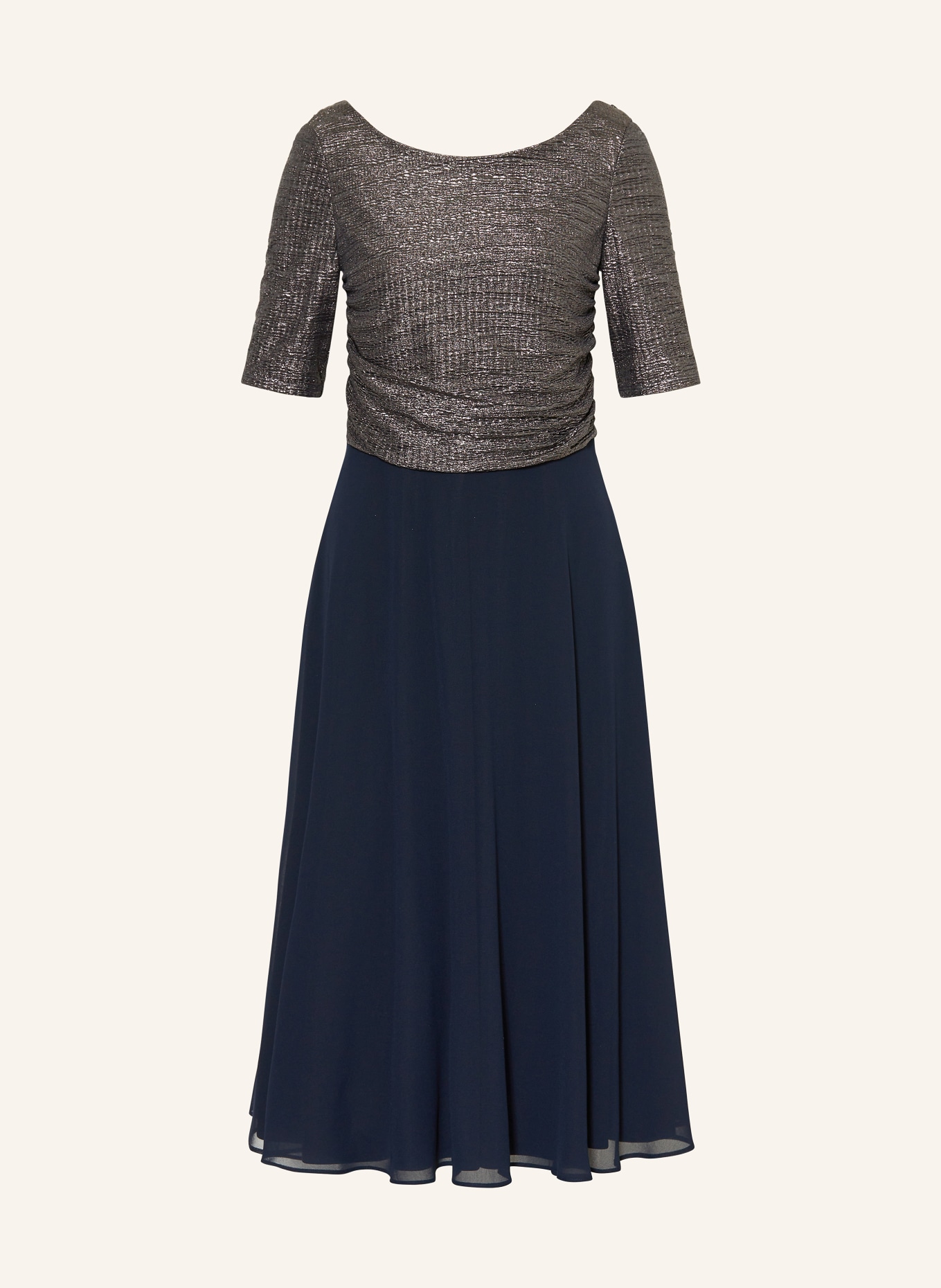 Vera Mont Cocktailkleid: DUNKELBLAU / PLATIN