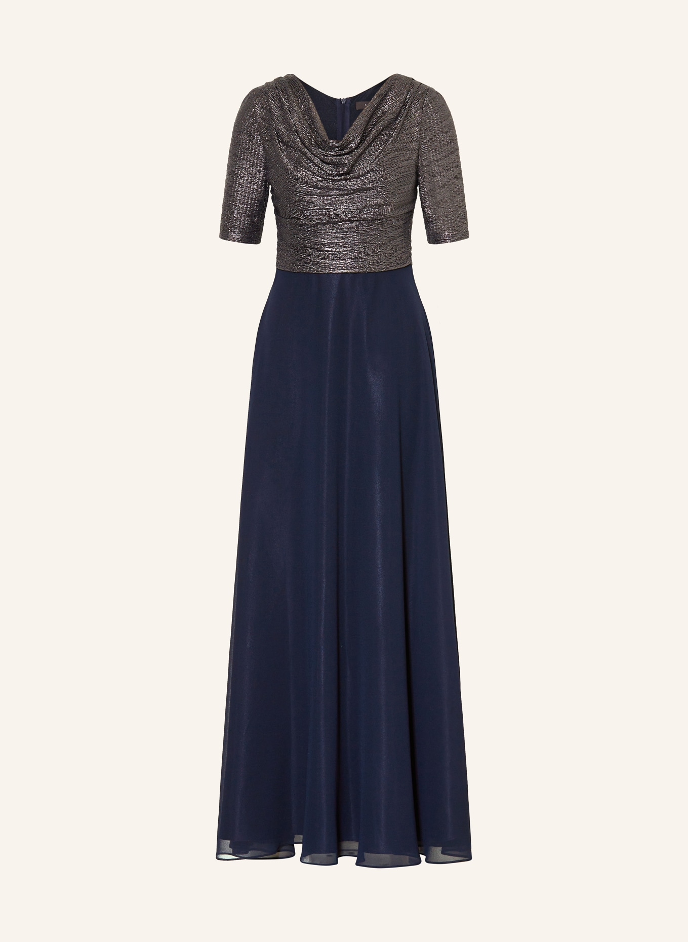 Vera Mont Abendkleid: DUNKELBLAU / PLATIN