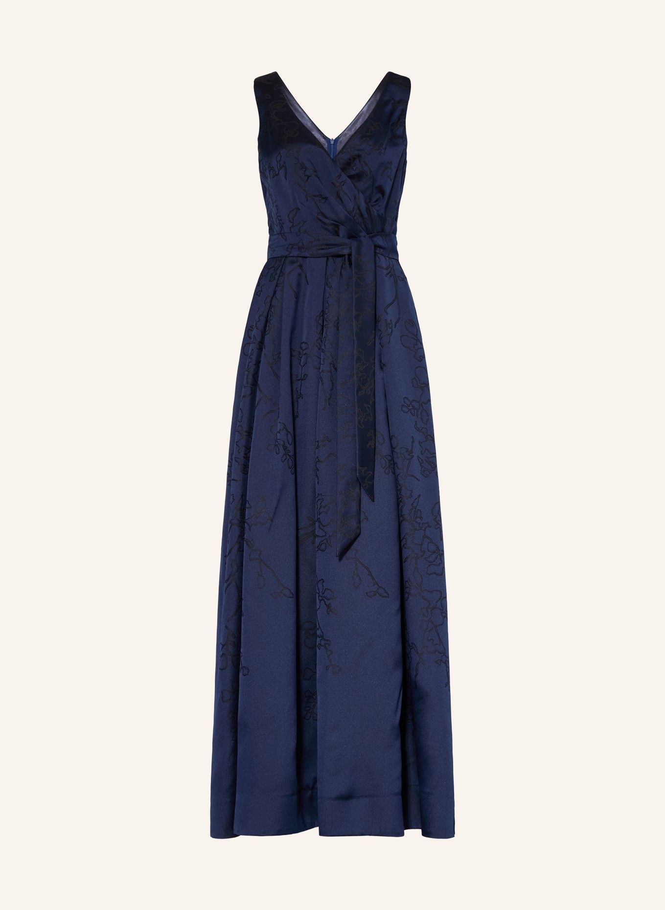 Vera Mont Robe de soirée en jacquard: BLEU FONCÉ