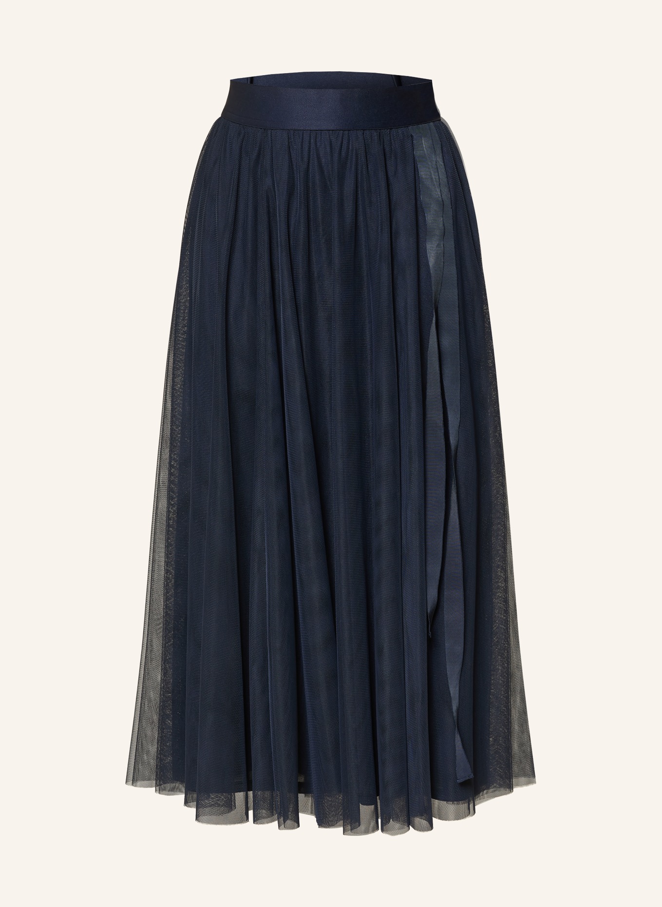 V by Vera Mont spódnica z tiulu: GRANATOWY