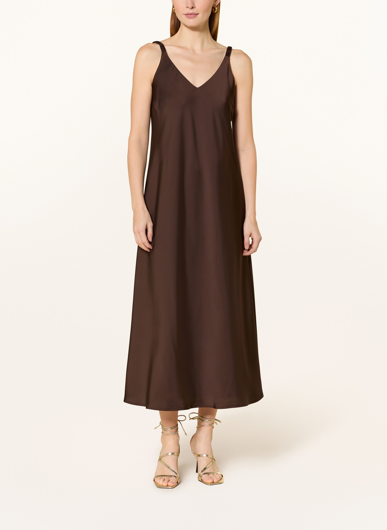 V by Vera Mont Satinkelid: TMAVĚ HNĚDÁ