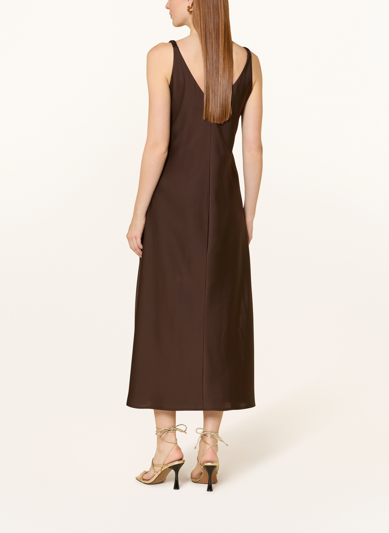 V by Vera Mont Satinkelid: TMAVĚ HNĚDÁ