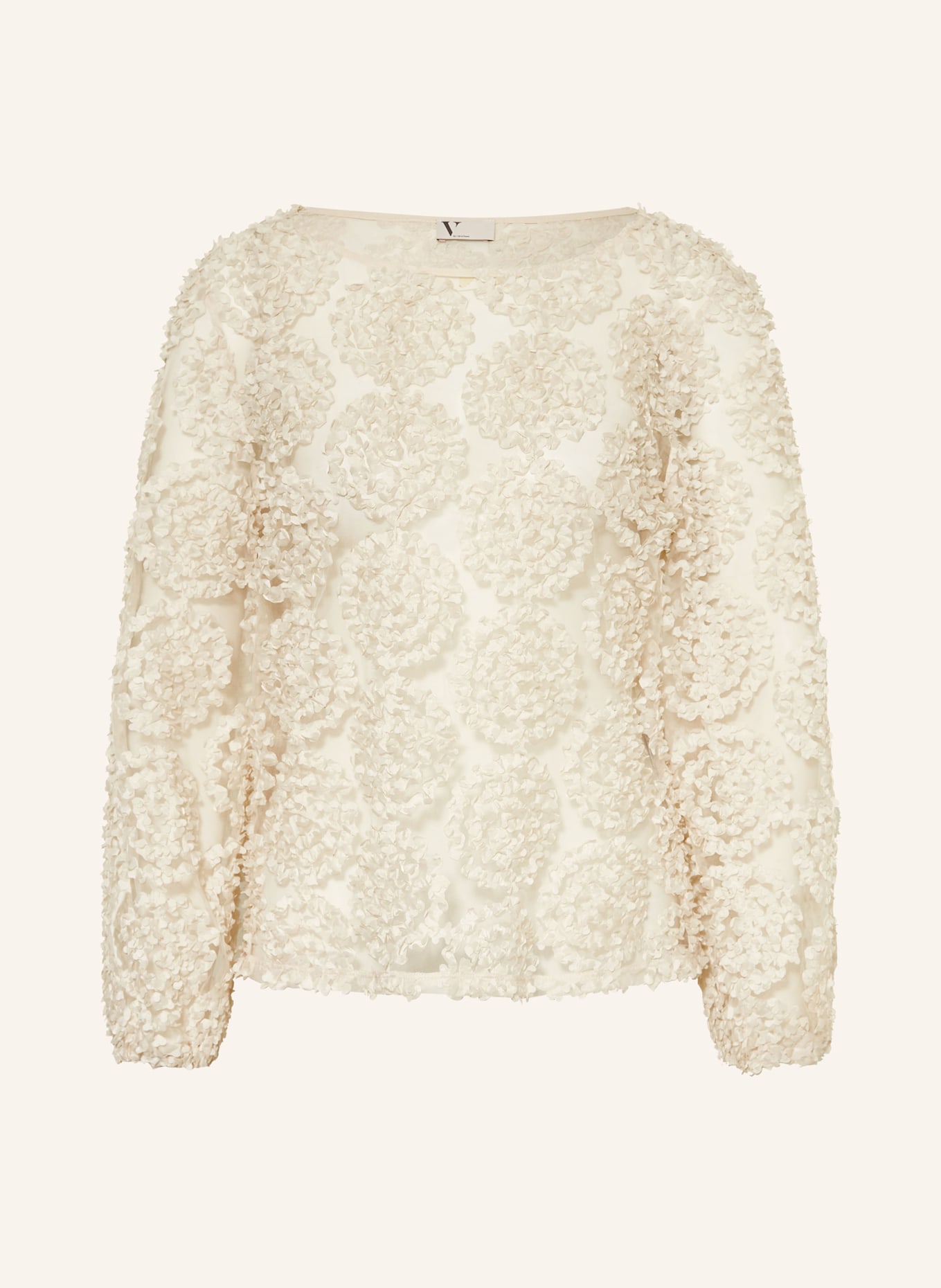 V by Vera Mont Blůza z síťoviny: KRÉMOVÁ