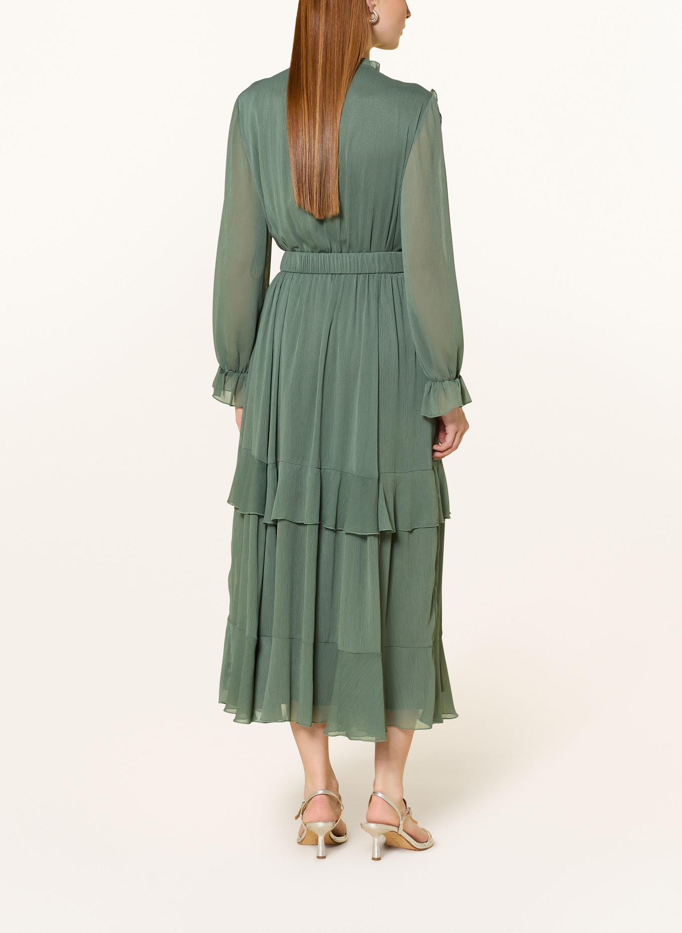 V by Vera Mont Šaty s volány: ZELENÁ