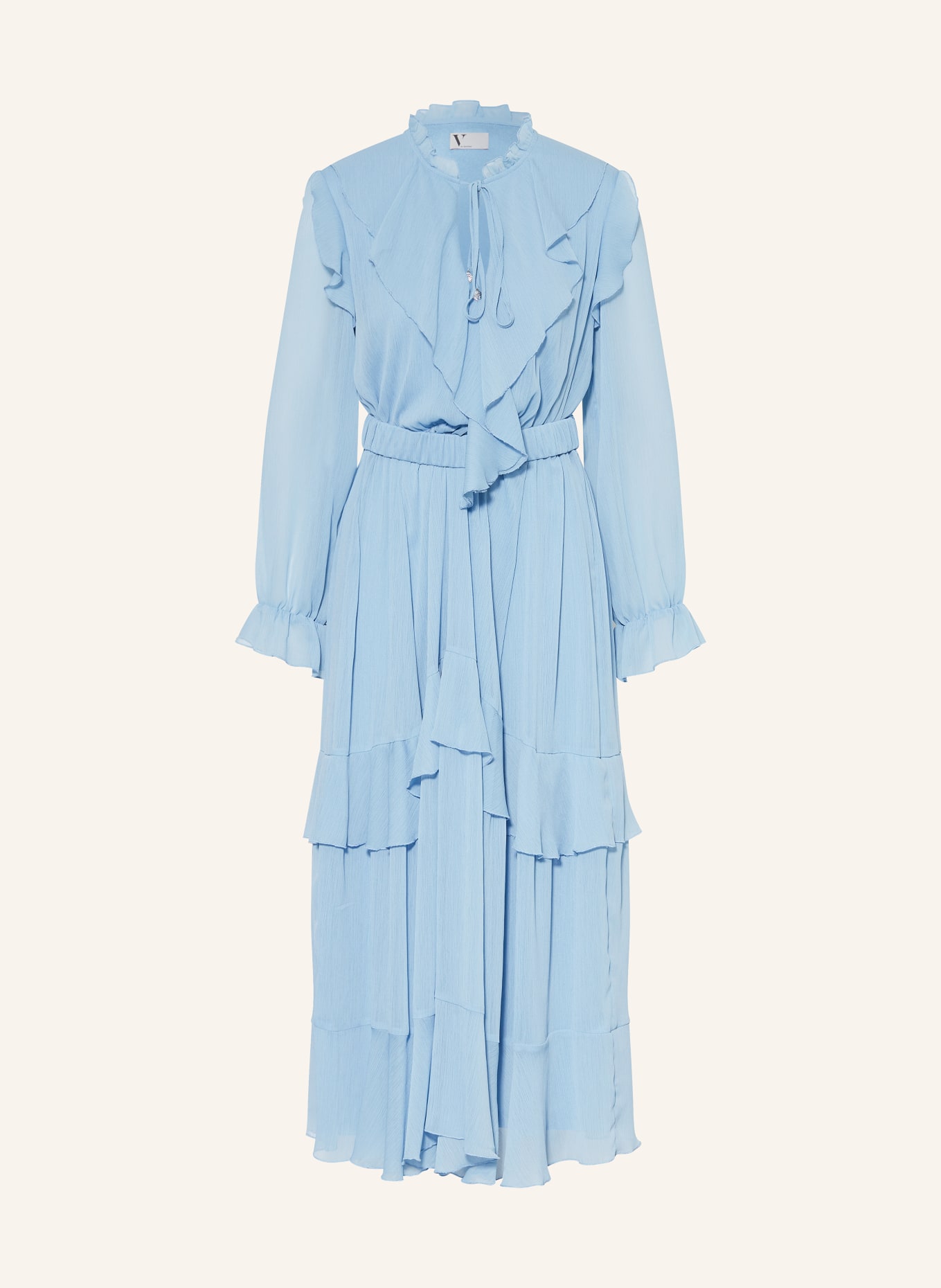 V by Vera Mont Šaty s volány: TMAVĚ MODRÁ