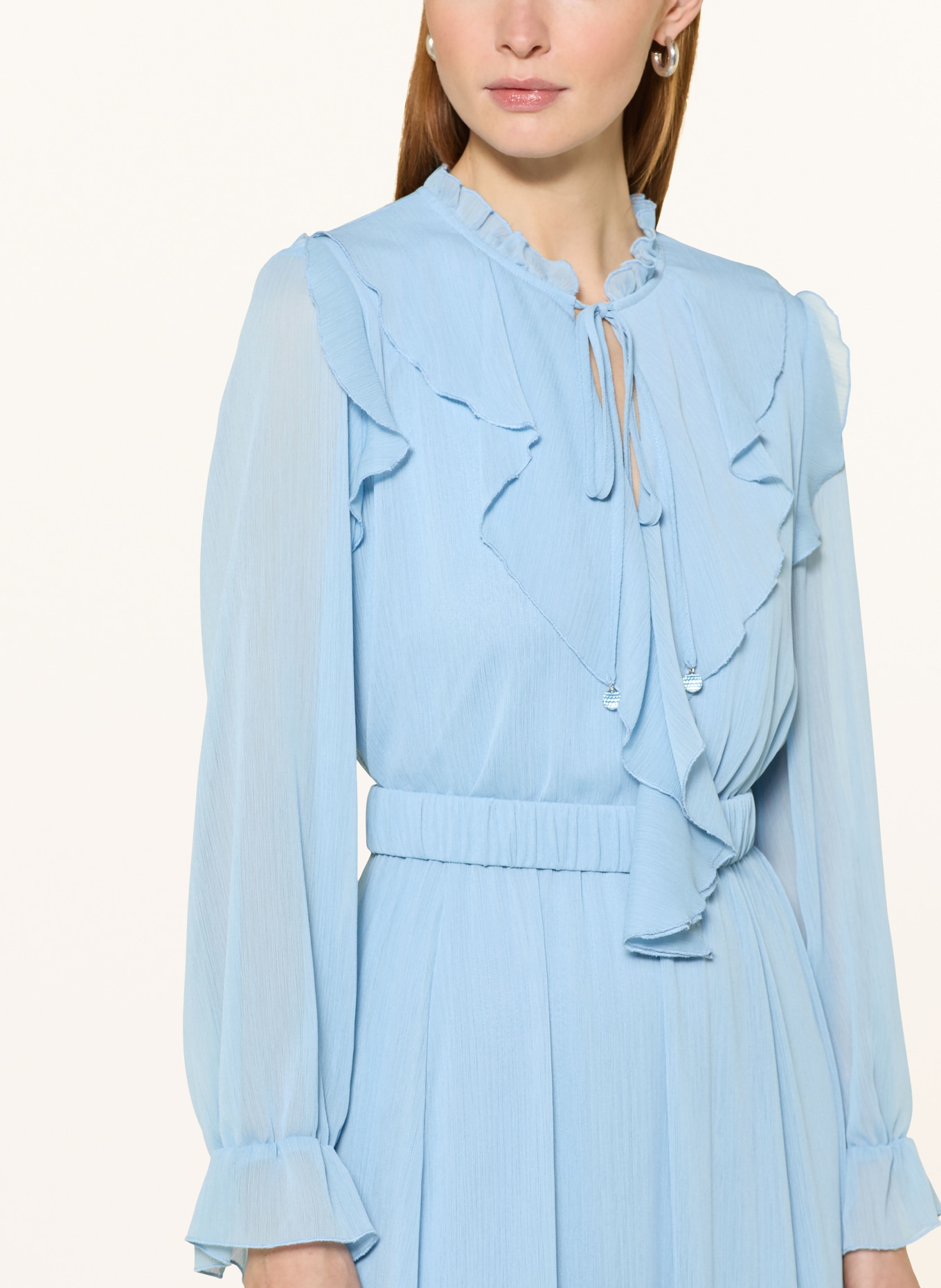 V by Vera Mont Šaty s volány: TMAVĚ MODRÁ