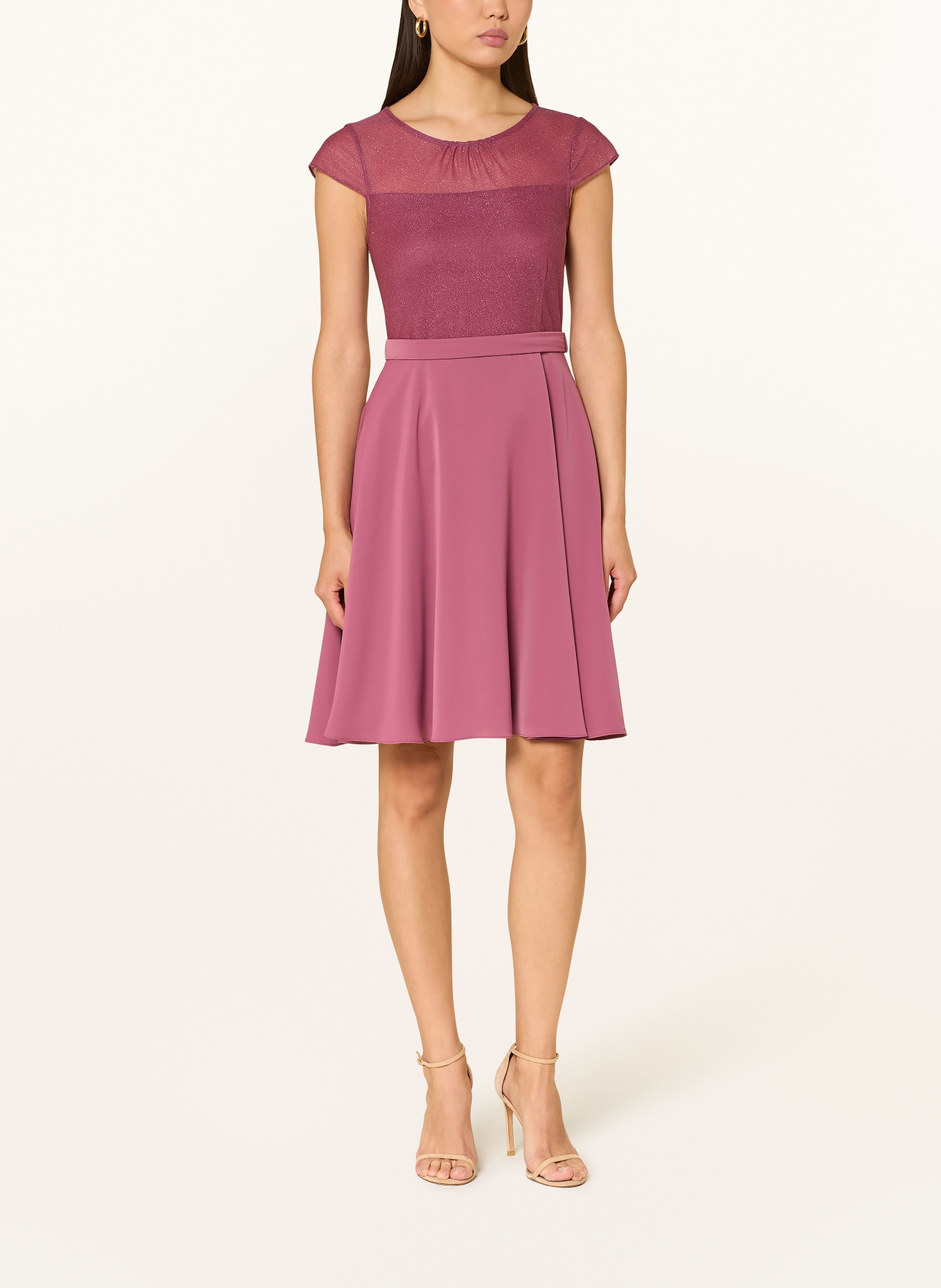 VM Vera Mont Cocktailkleid im Materialmix: ALTROSA