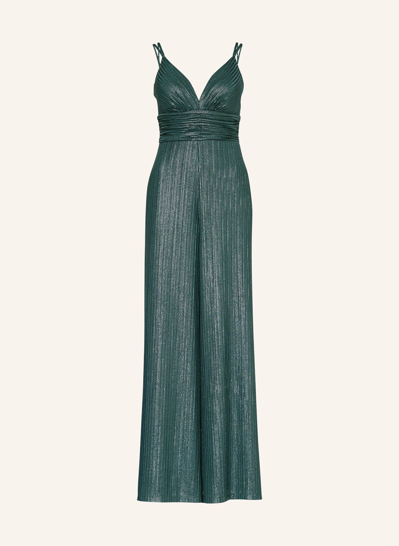 VM Vera Mont Jumpsuit mit Glitzergarn: GRÜN