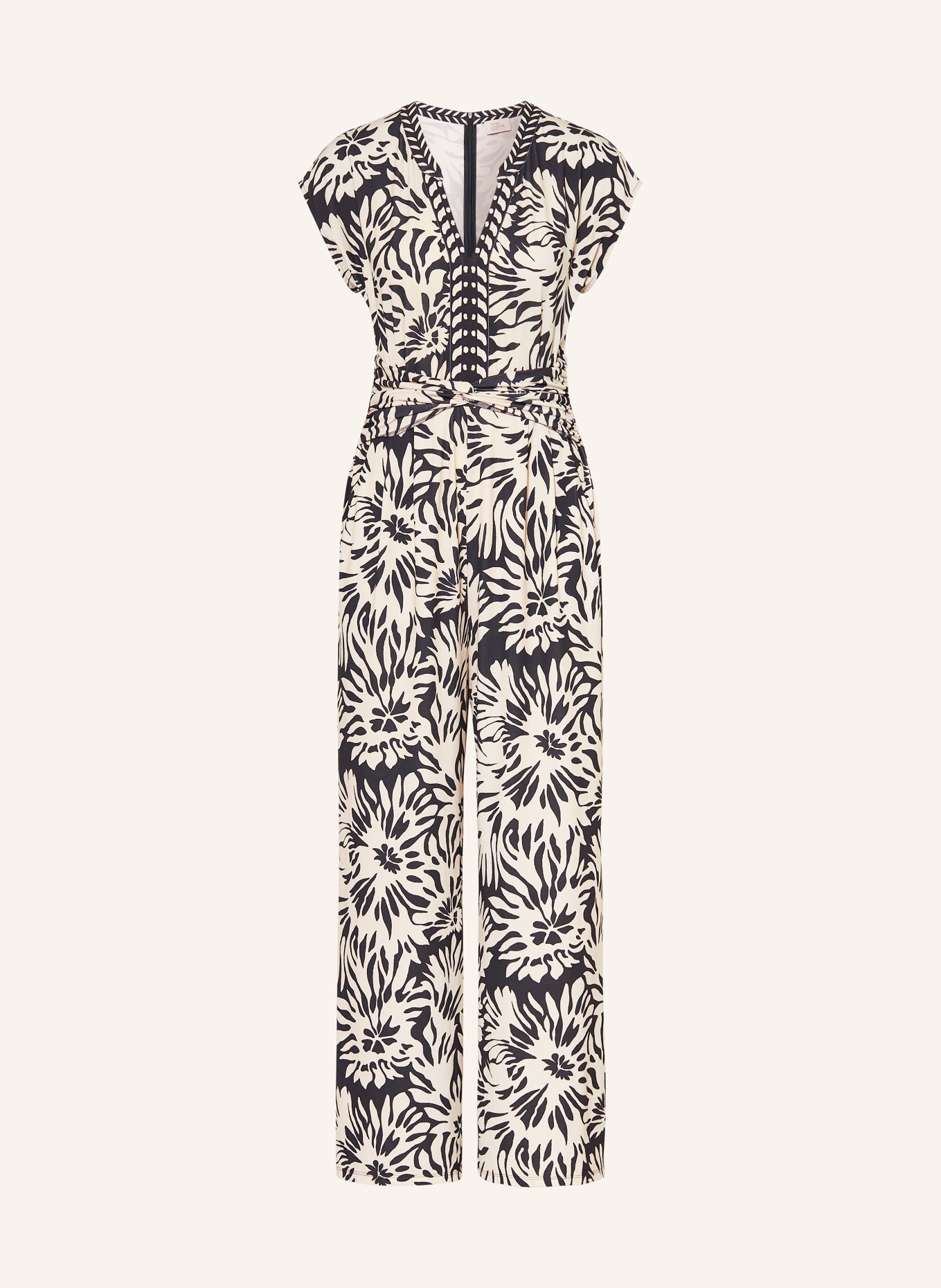 ROBE LÉGÈRE Jumpsuit DSCHUNGEL: ECRU / SCHWARZ