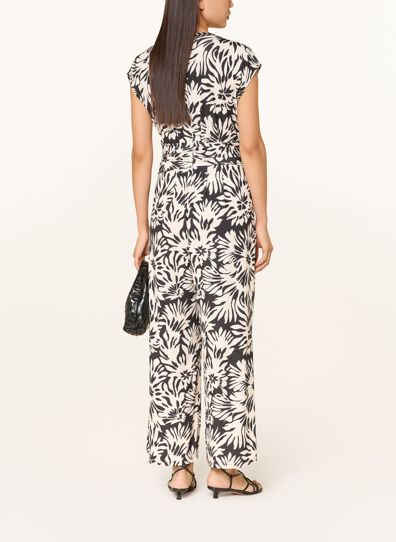 ROBE LÉGÈRE Jumpsuit DSCHUNGEL: ECRU / SCHWARZ