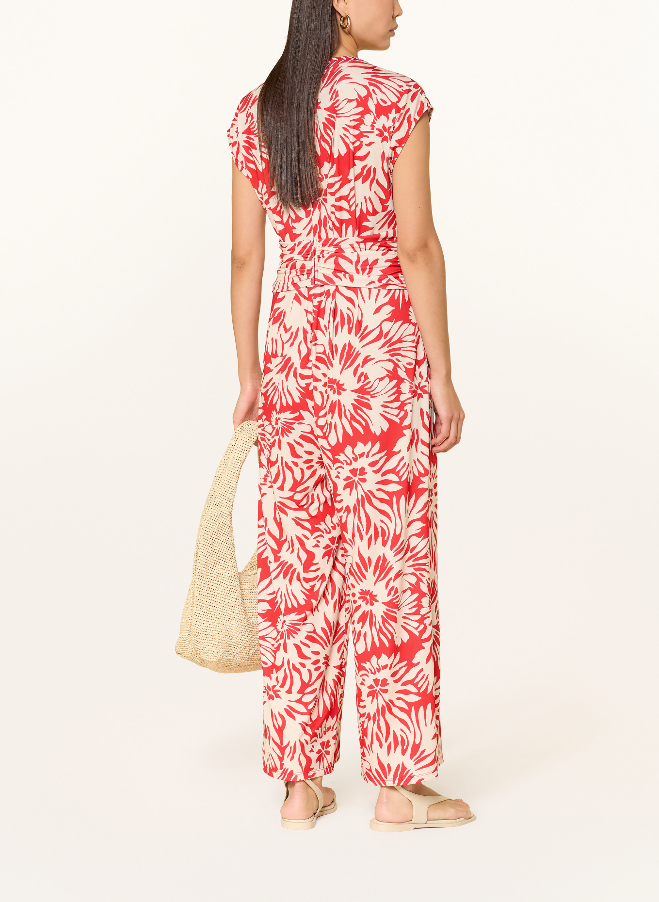 ROBE LÉGÈRE Kombinezon DSCHUNGEL: ECRU / CZERWONY