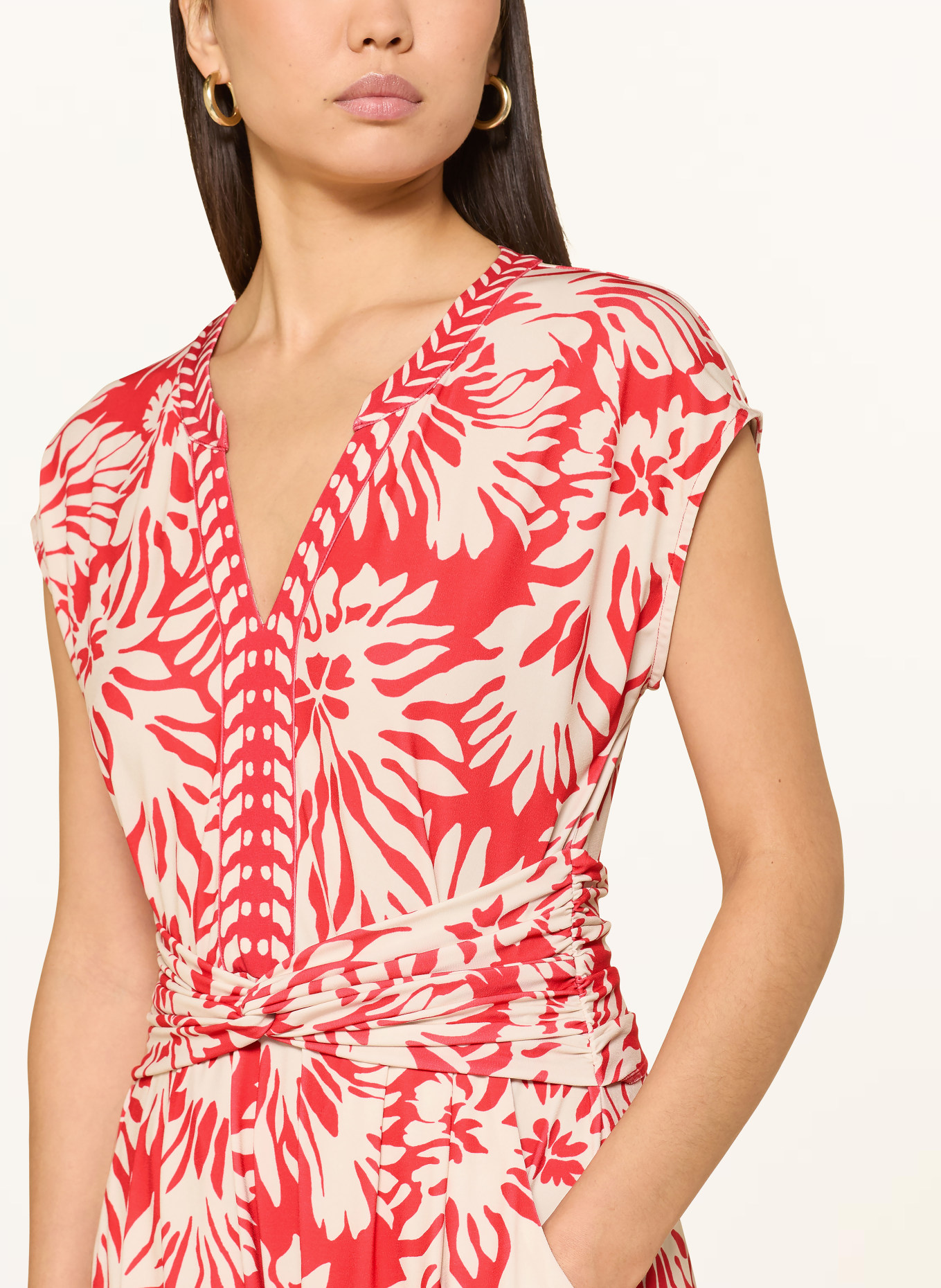 ROBE LÉGÈRE Kombinezon DSCHUNGEL: ECRU / CZERWONY