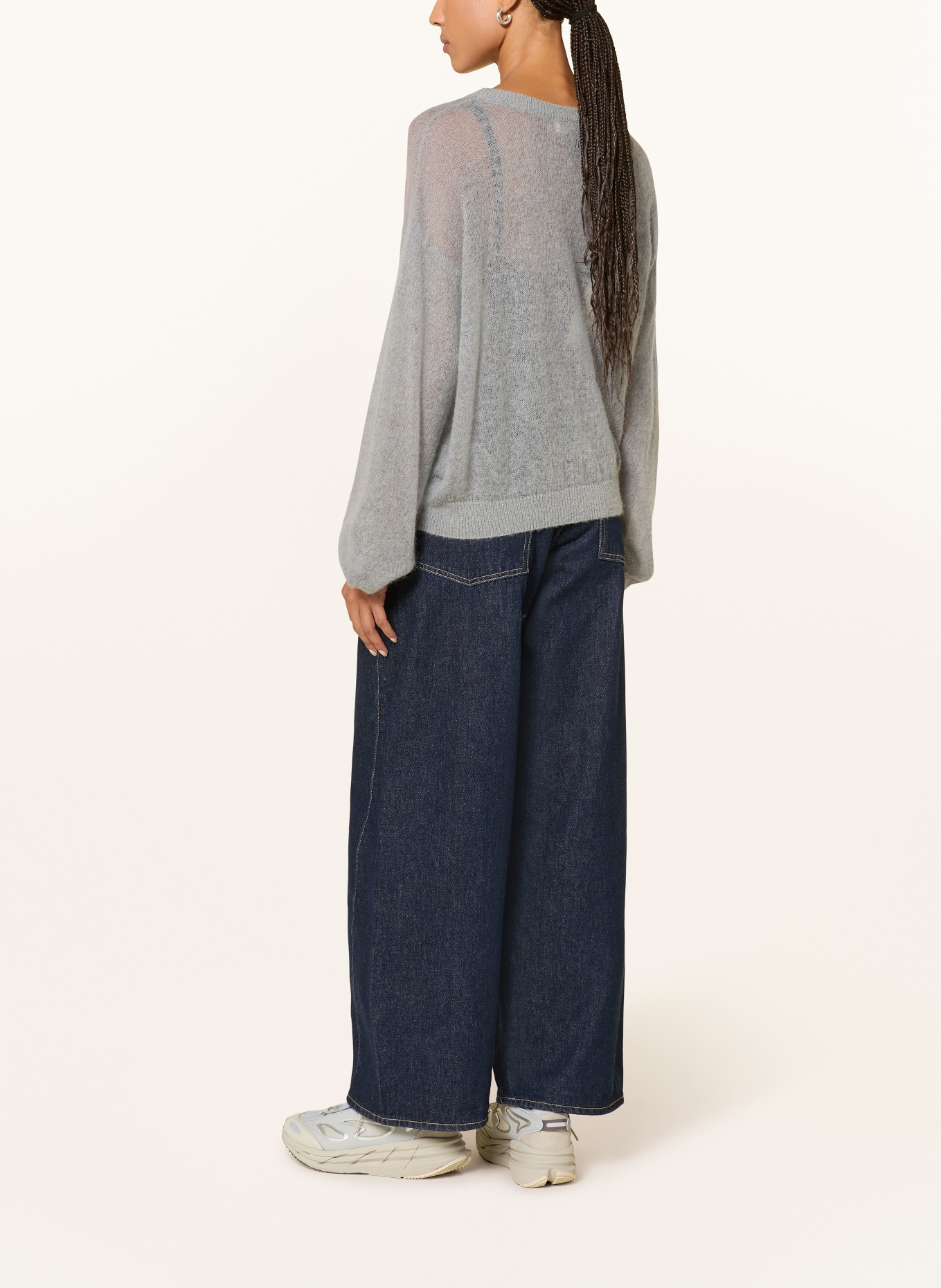 10DAYS Pullover mit Alpaka: GRAU